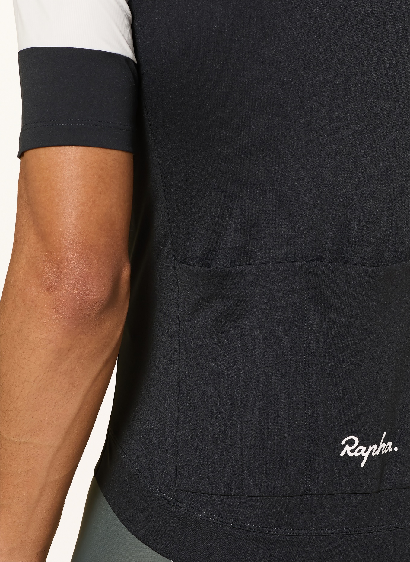 Rapha Koszulka kolarska CORE: CZARNY / BIAŁY