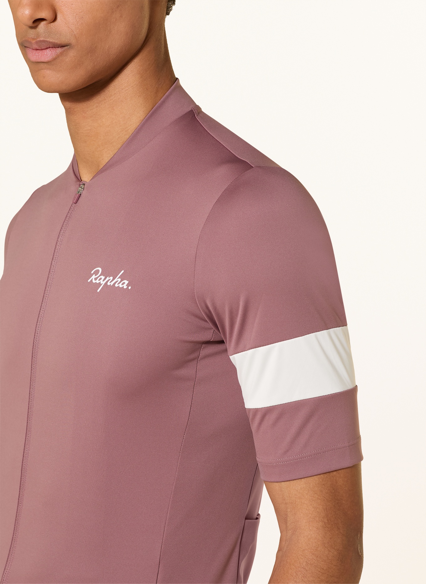 Rapha Koszulka kolarska CORE: BRUDNY RÓŻ / BIAŁY