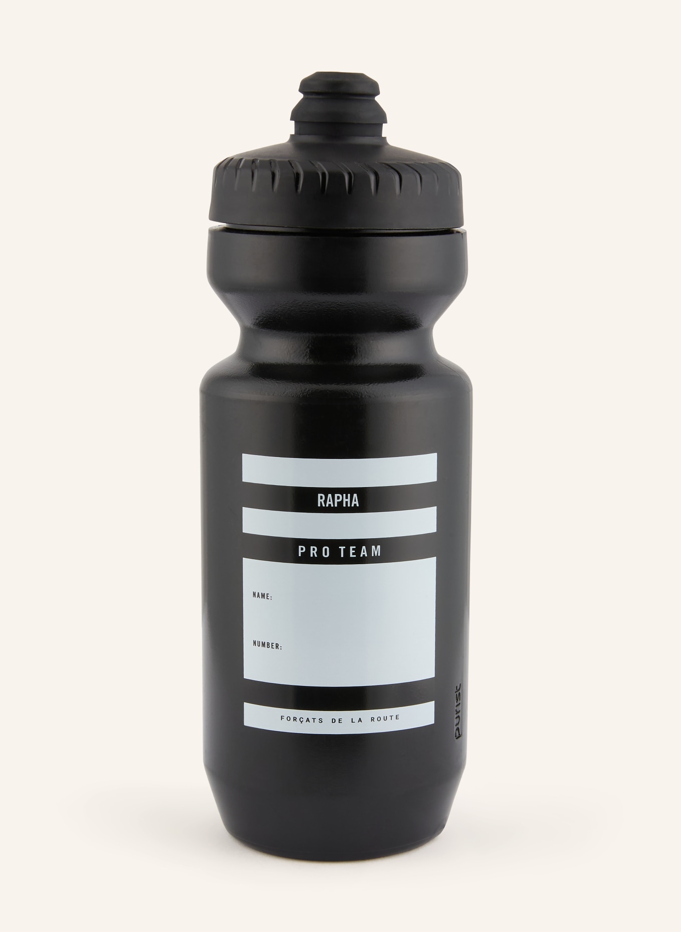 Rapha Drinkfles PRO TEAM: ZWART / WIT