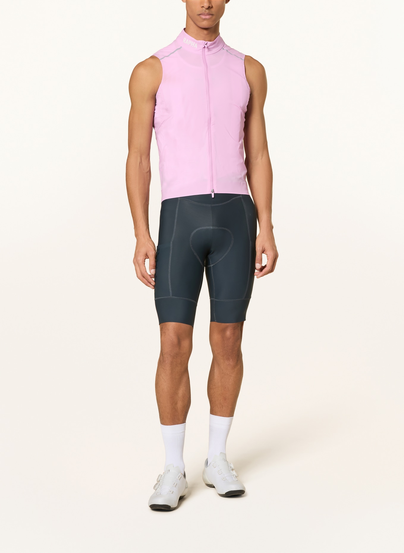 Rapha Radweste PRO TEAM GILET II: ROSA / WEISS