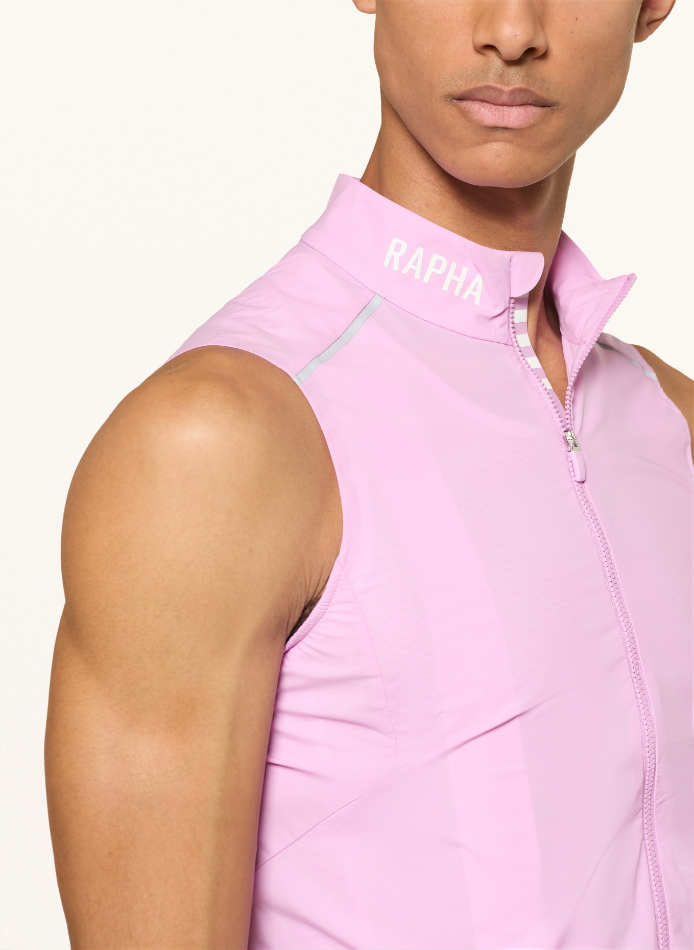 Rapha Radweste PRO TEAM GILET II: ROSA / WEISS