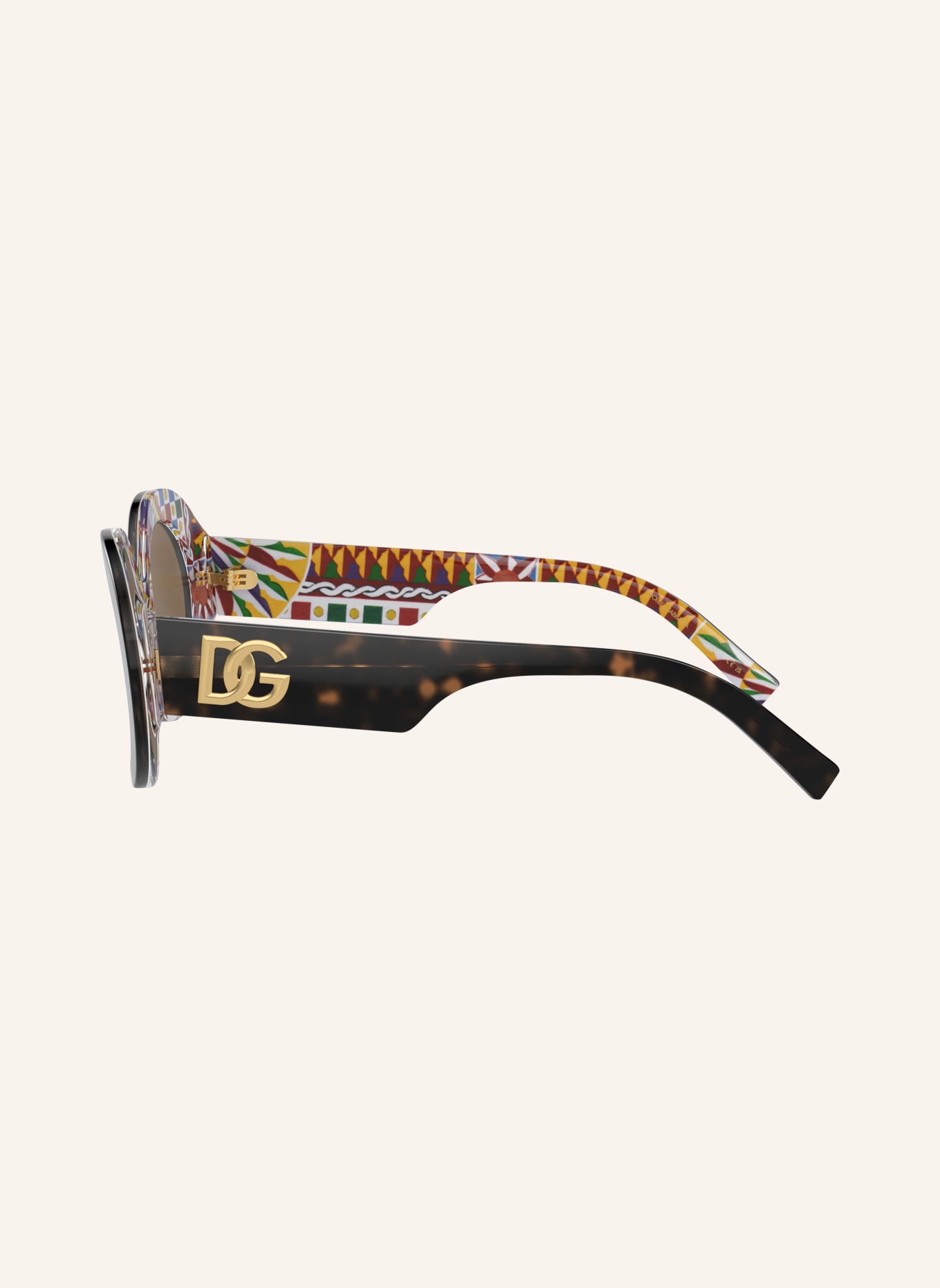 DOLCE & GABBANA Okulary przeciwsłoneczne DG4448: HAVANA/ BRĄZOWY
