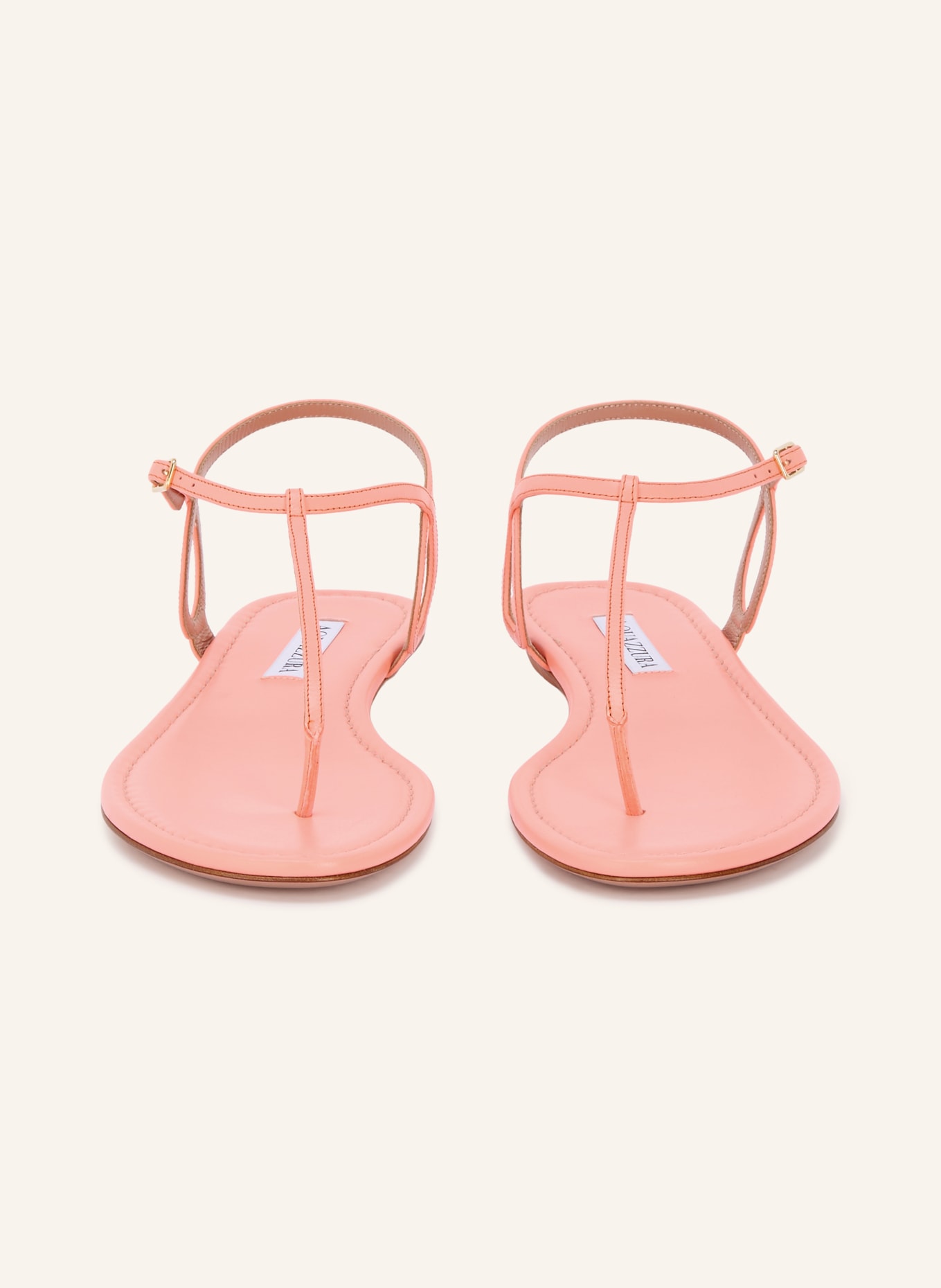 AQUAZZURA Flip Flops ALMOST BARE: LIGHT RED