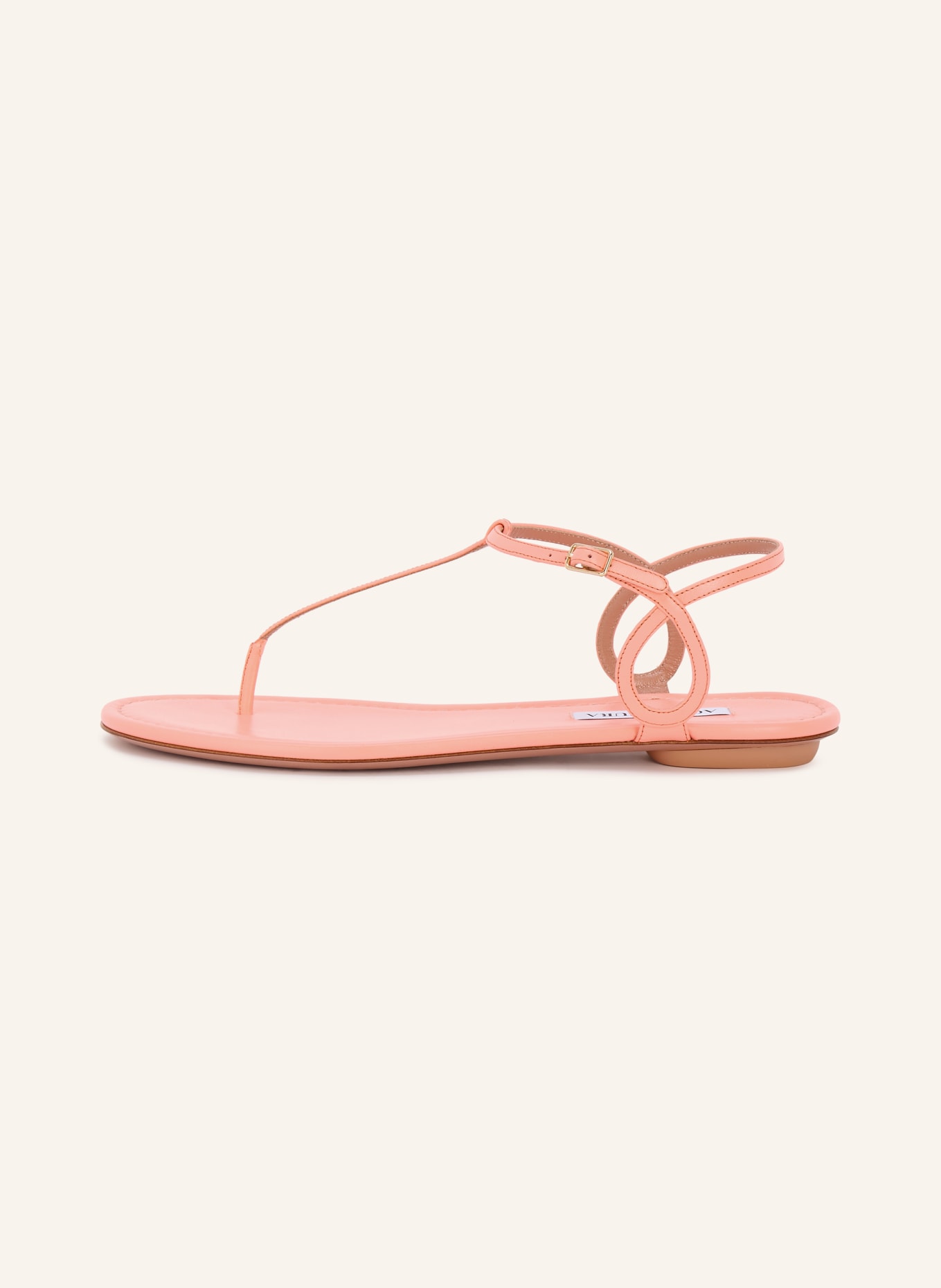 AQUAZZURA Flip Flops ALMOST BARE: LIGHT RED