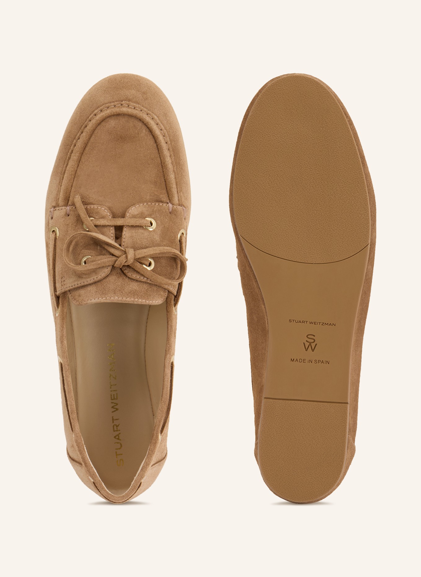 STUART WEITZMAN Bootsschoenen TINSLEY: BRUIN / GOUD