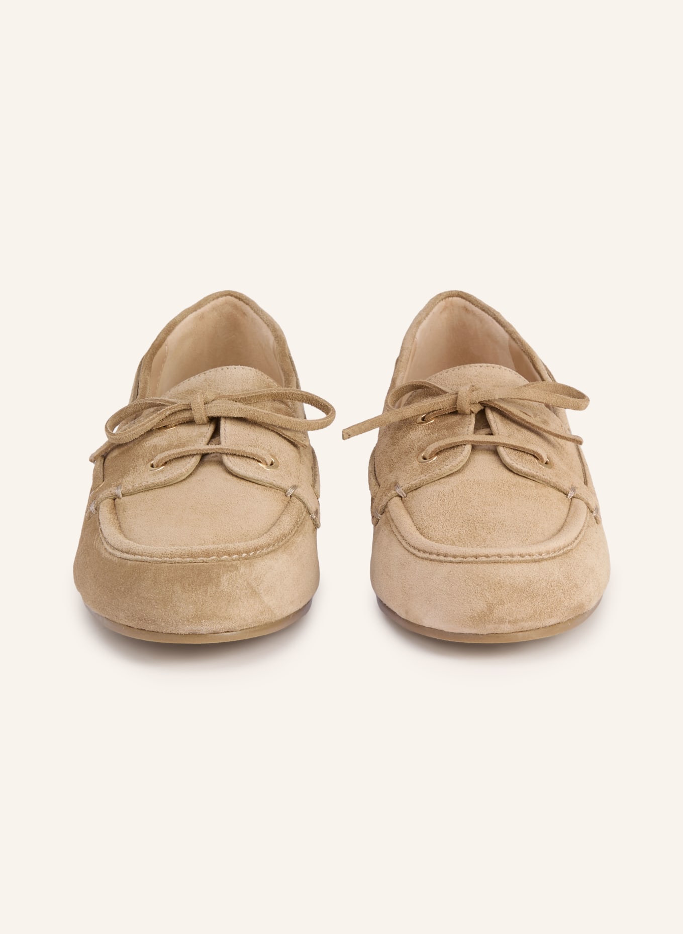 STUART WEITZMAN Mokasyny żeglarskie TINSLEY: BRĄZOWY / ZŁOTY