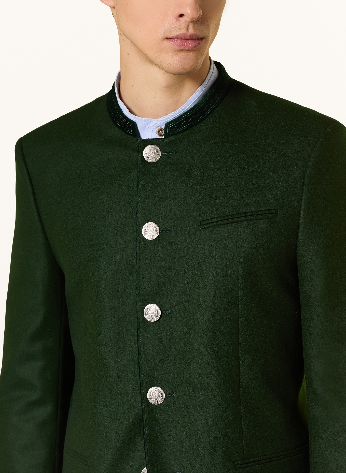 Heimatglück Tracht Janker JOSEF: DUNKELGRÜN