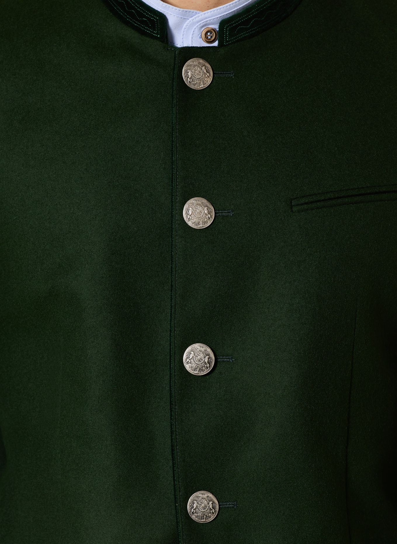 Heimatglück Tracht Janker JOSEF: DUNKELGRÜN