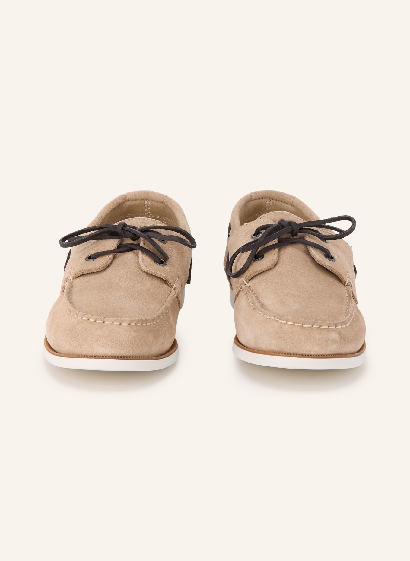 TOMMY HILFIGER Boat shoes: LIGHT BROWN