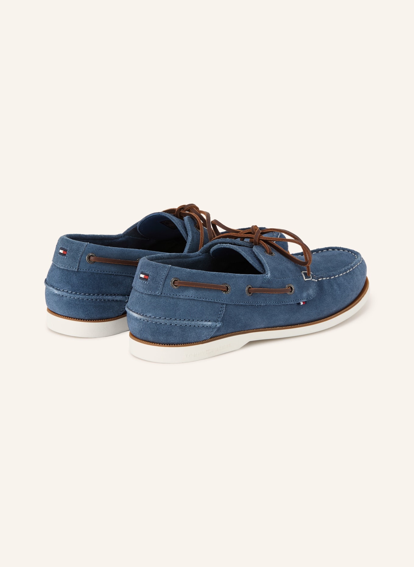 TOMMY HILFIGER Boat shoes: BLUE