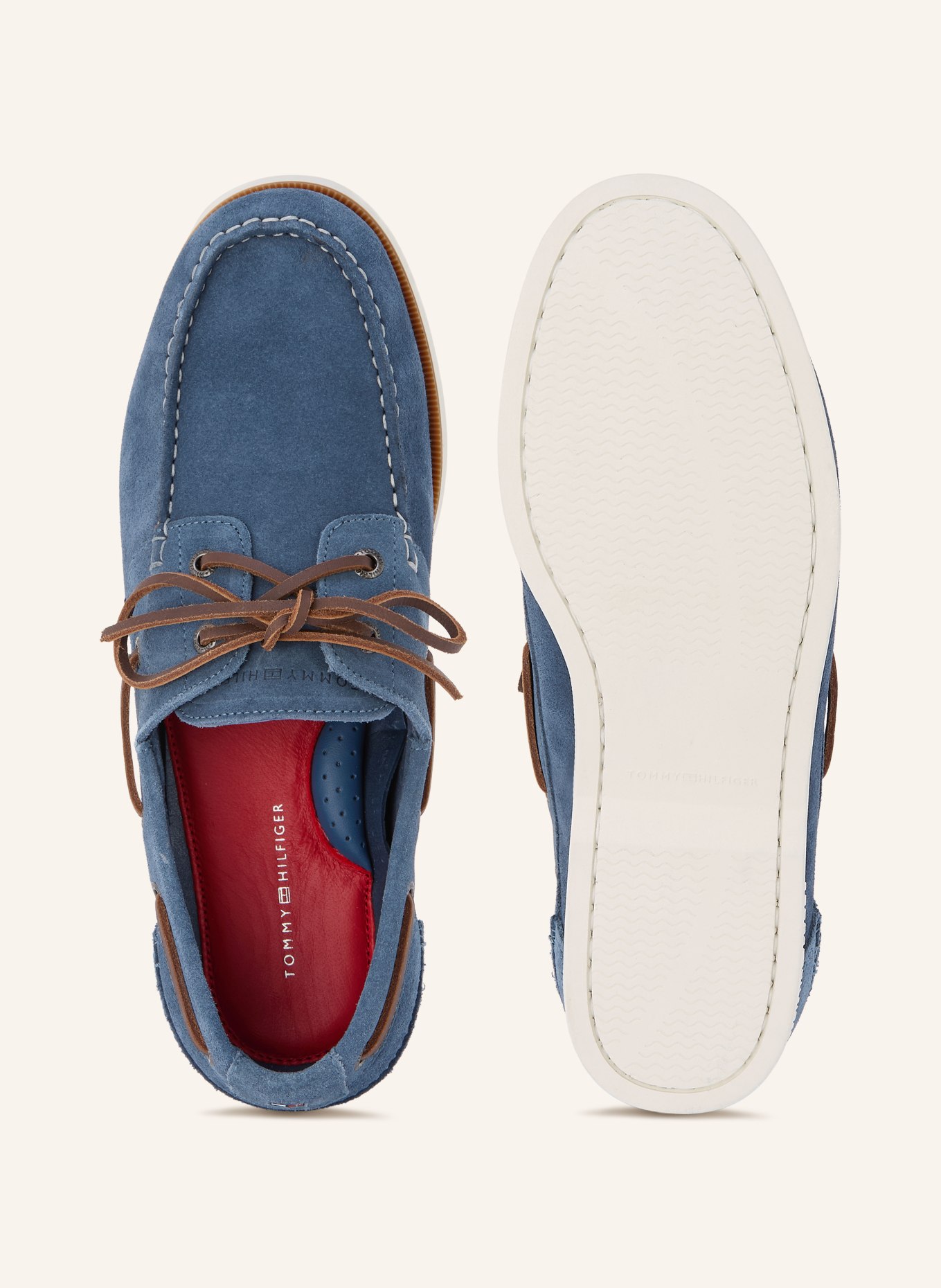 TOMMY HILFIGER Boat shoes: BLUE