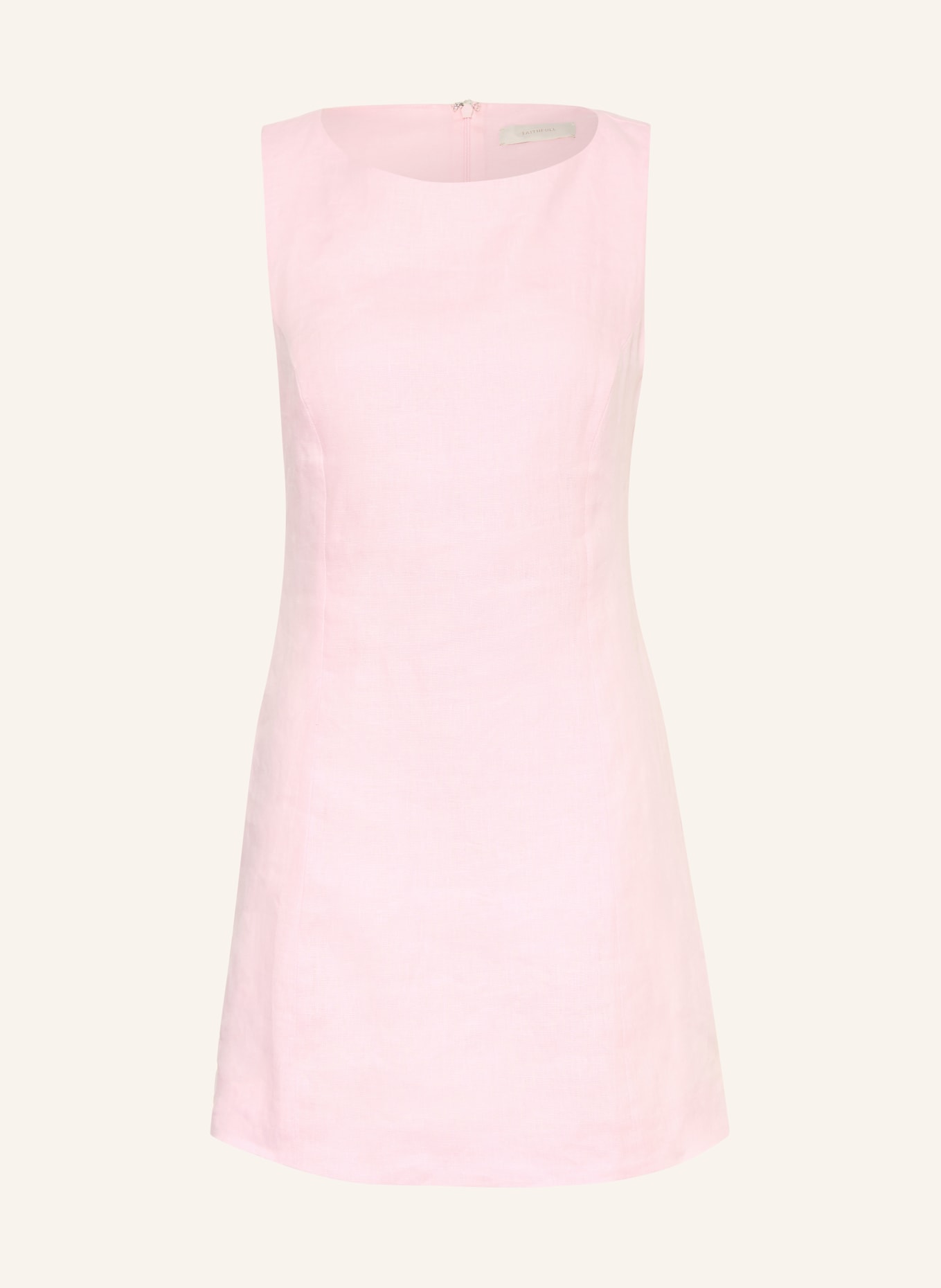 FAITHFULL THE BRAND Sukienka z lnu LYDIE: RÓŻOWY