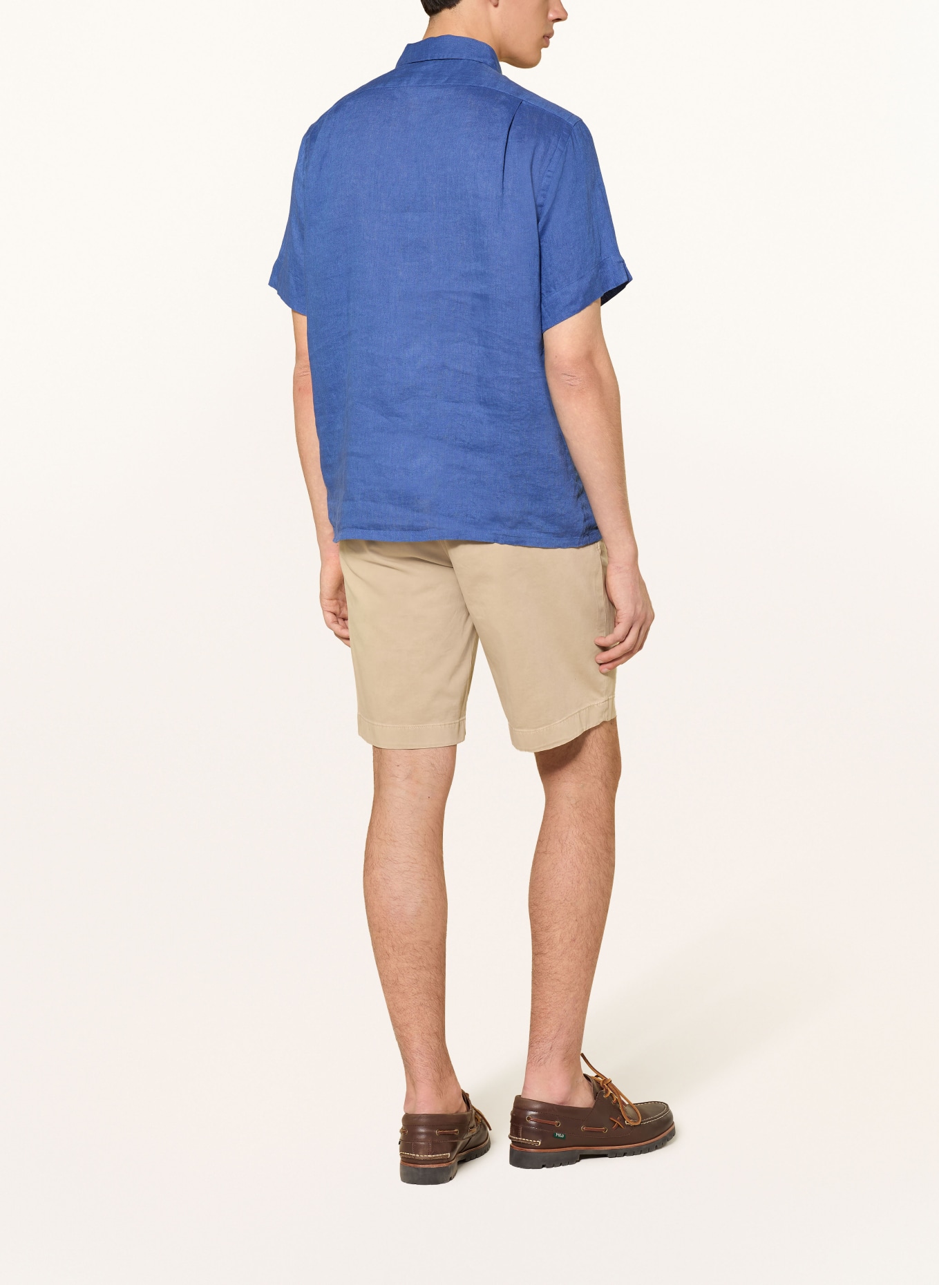 POLO RALPH LAUREN Resorthemd Classic Fit aus Leinen: BLAU