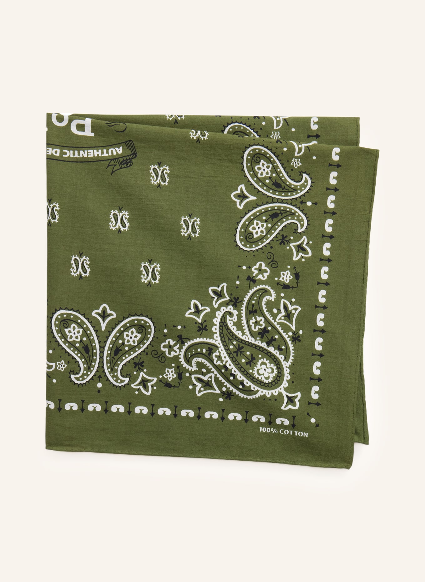 POLO RALPH LAUREN doek: OLIJF / WIT / ZWART