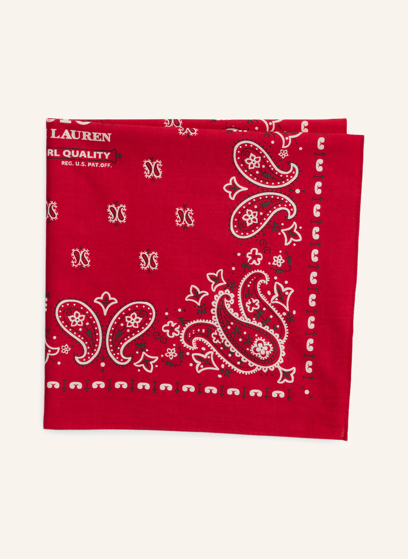 POLO RALPH LAUREN doek: ROOD / WIT / ZWART