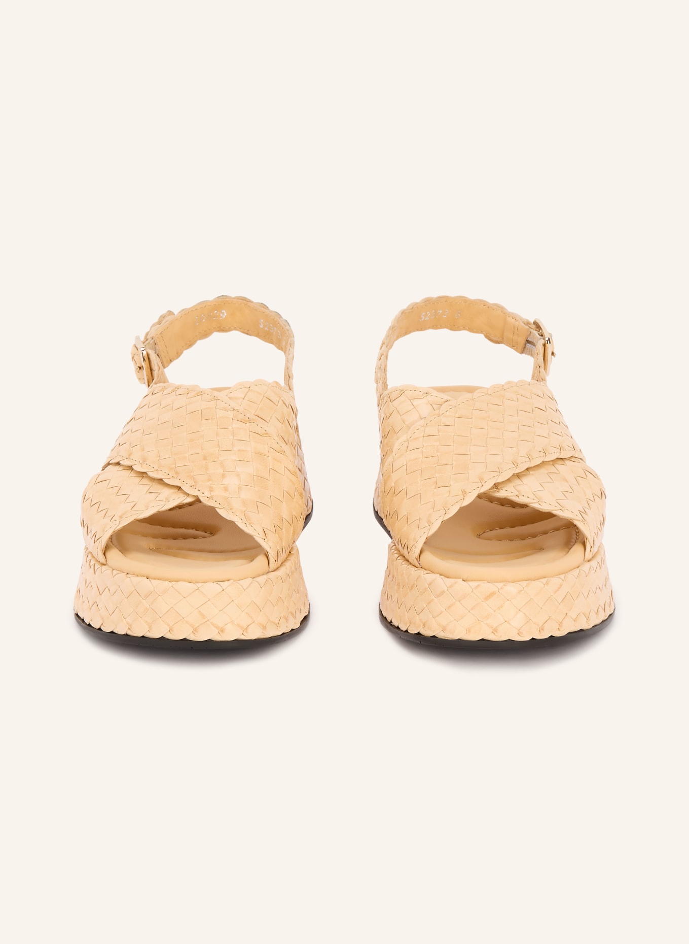 PONS QUINTANA Platform sandals: CREAM