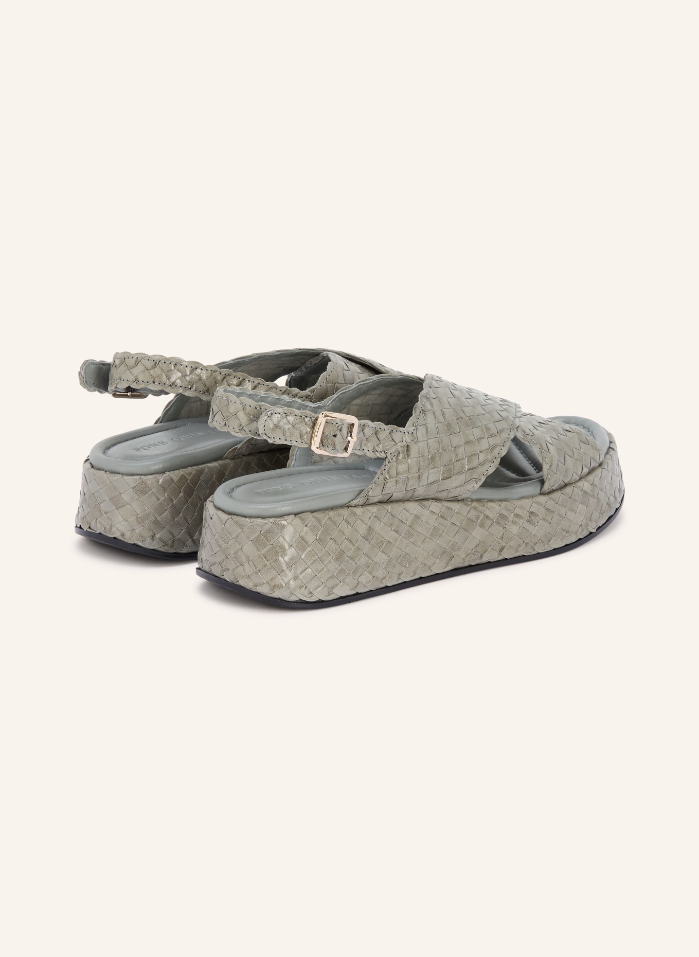 PONS QUINTANA Plateau-Sandalen: GRÜN