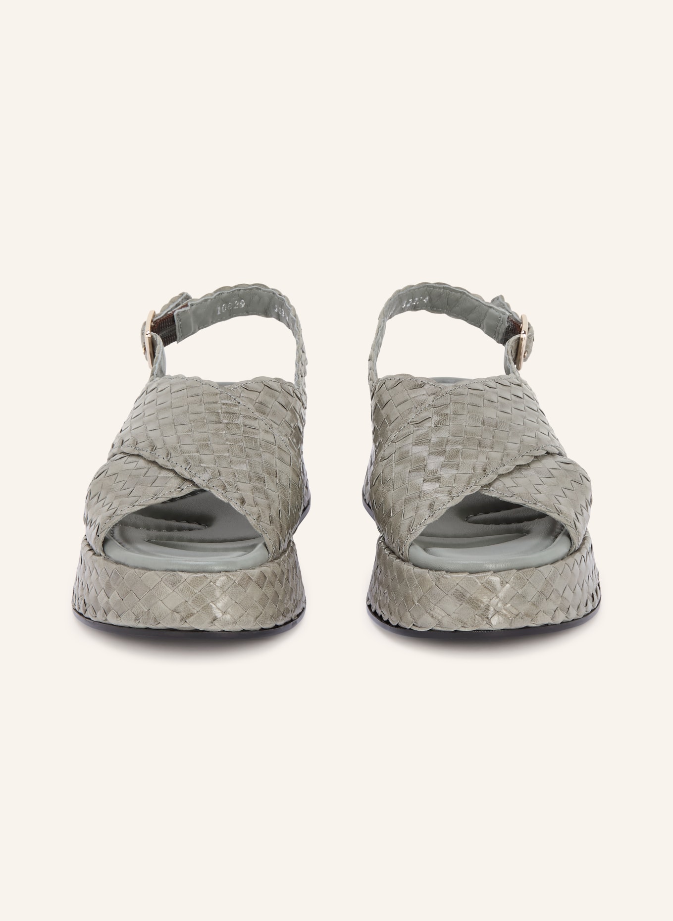 PONS QUINTANA Plateau-Sandalen: GRÜN