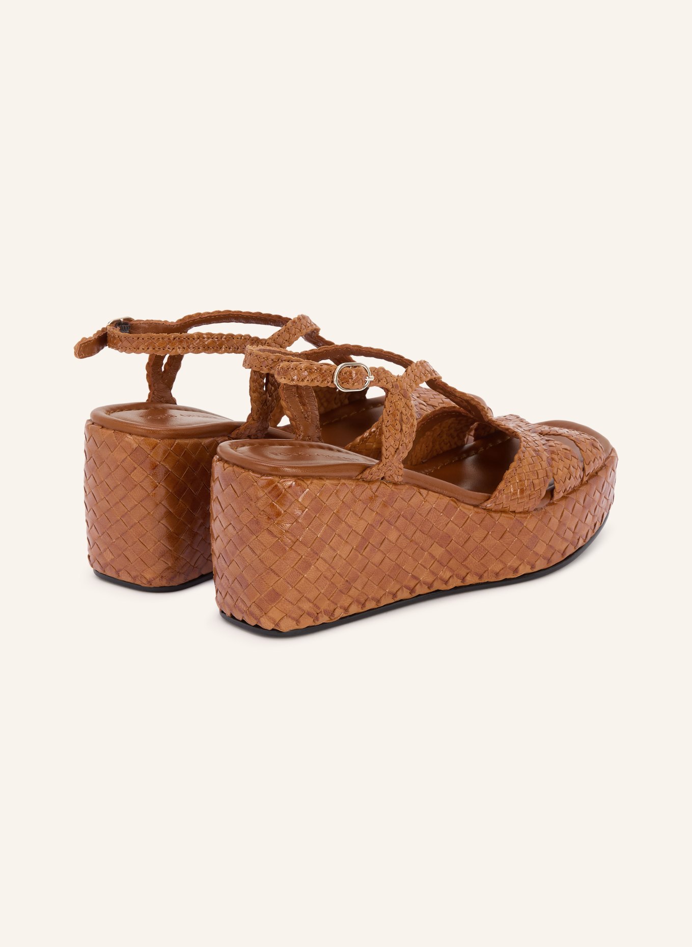 PONS QUINTANA Wedges: COGNAC