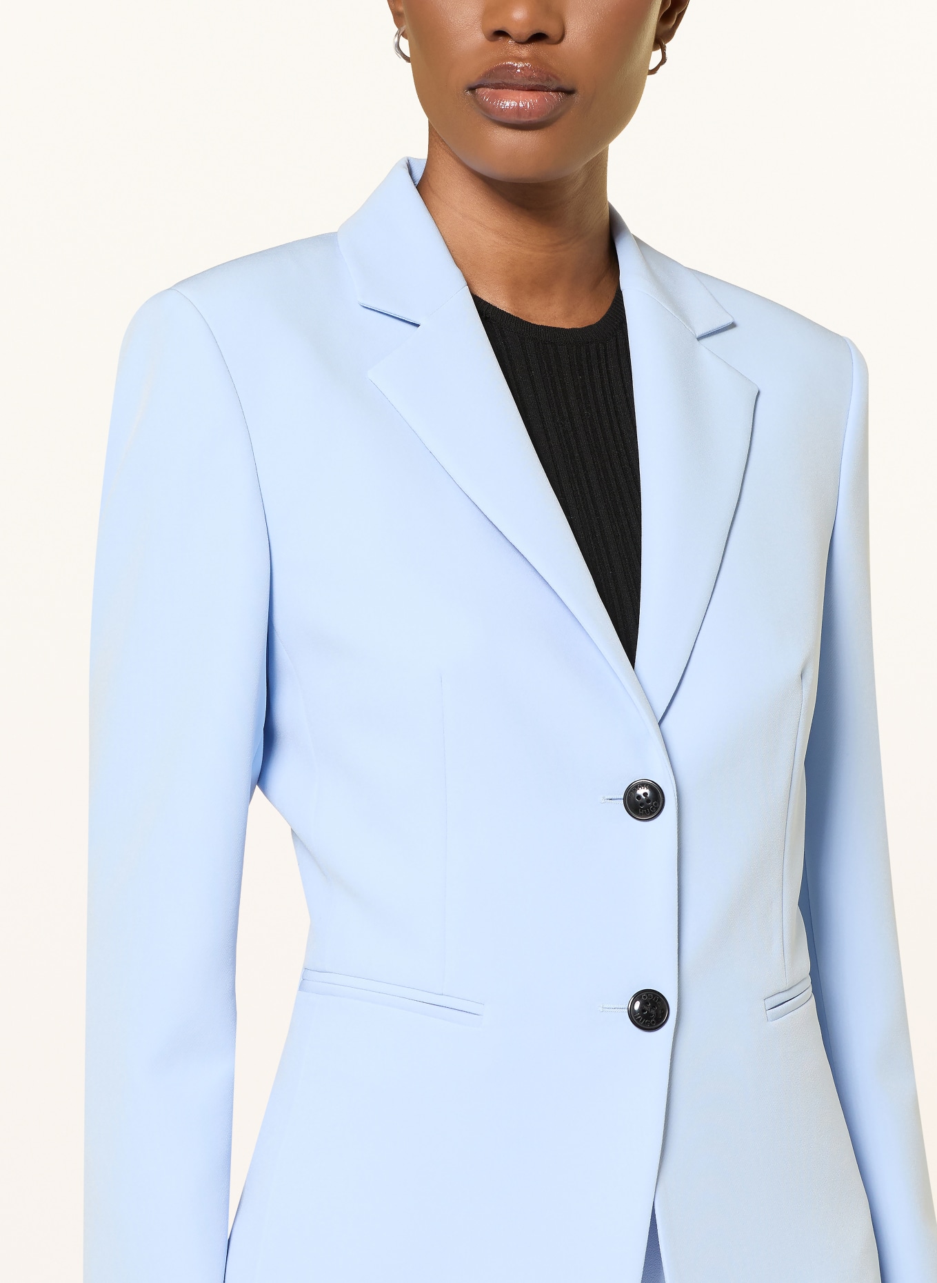 HUGO Blazer AGONIA: LICHTBLAUW