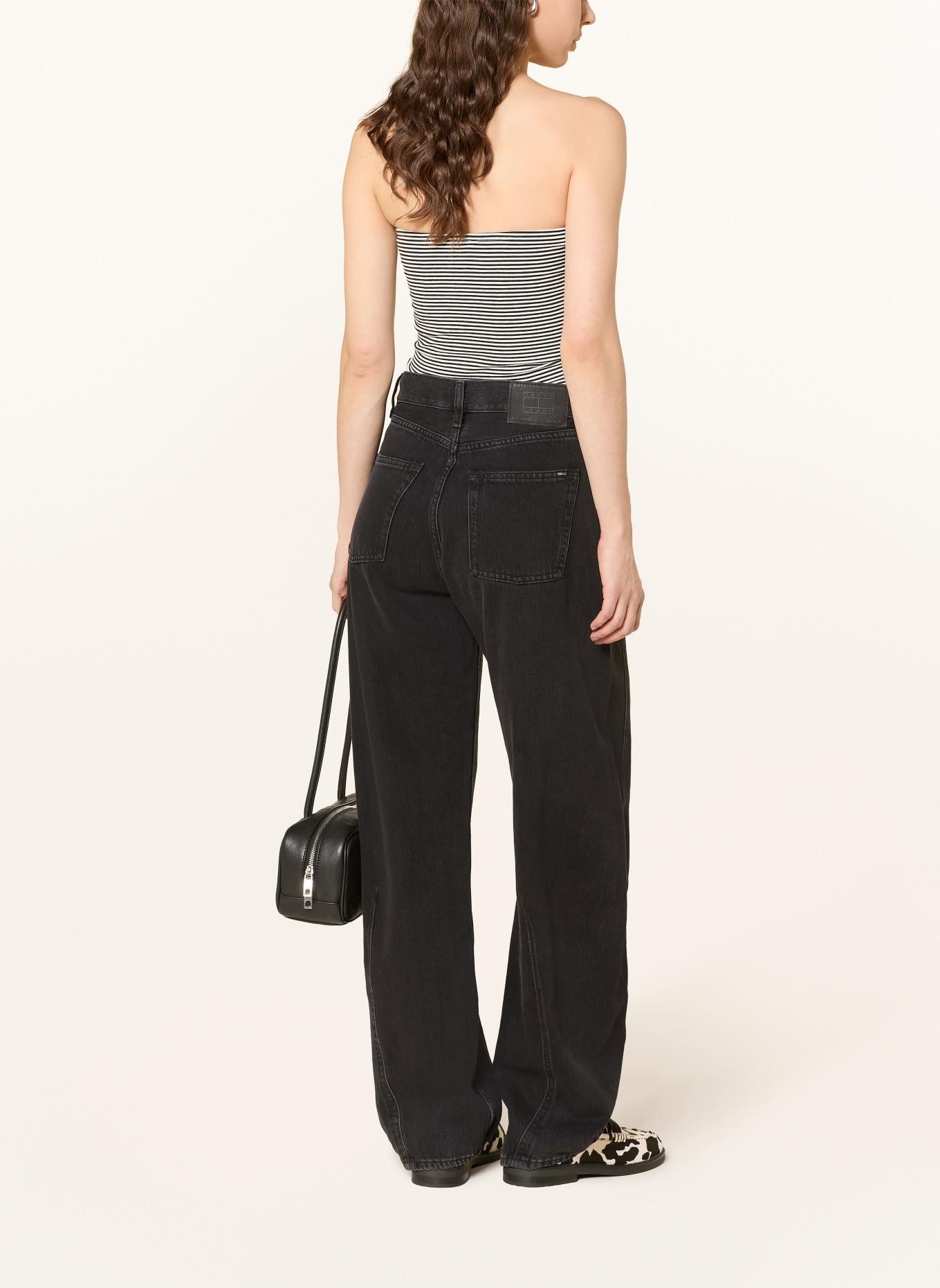 ONLY Krótki top: CZARNY / BIAŁY