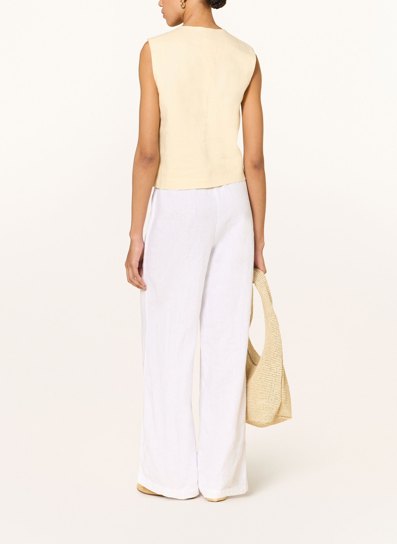 MOS MOSH Leinenhose MMEMMI: WEISS