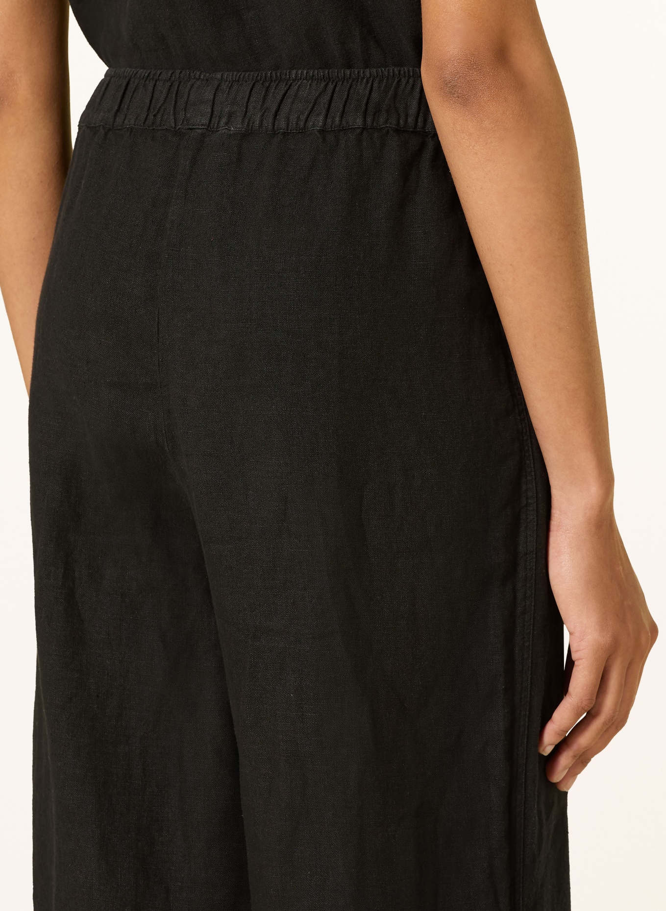 MOS MOSH Leinenhose MMEMMI: SCHWARZ