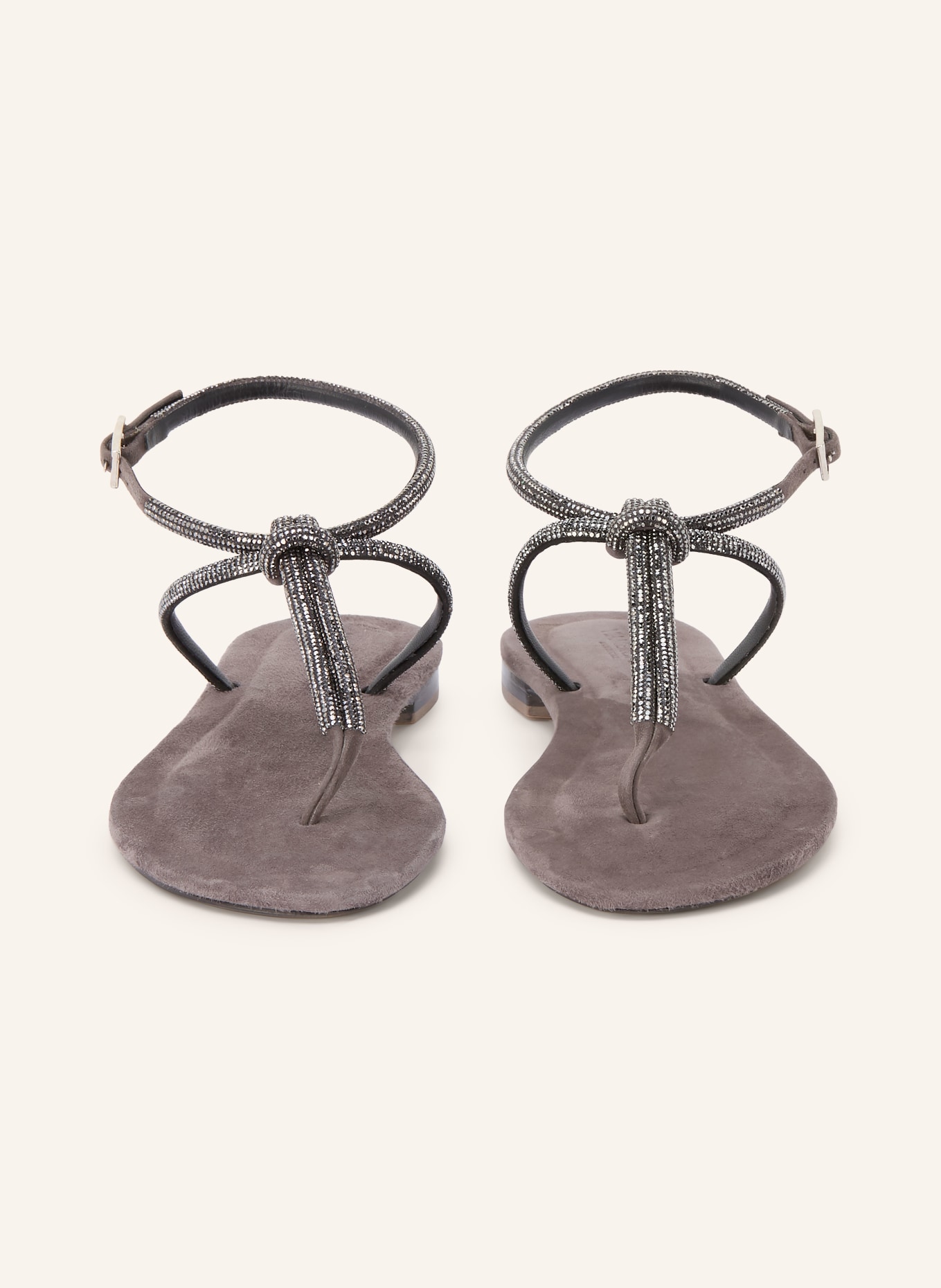 VIAMERCANTI Séparateurs d'orteils ERCHIE avec pierres décoratives: GRIS FONCÉ