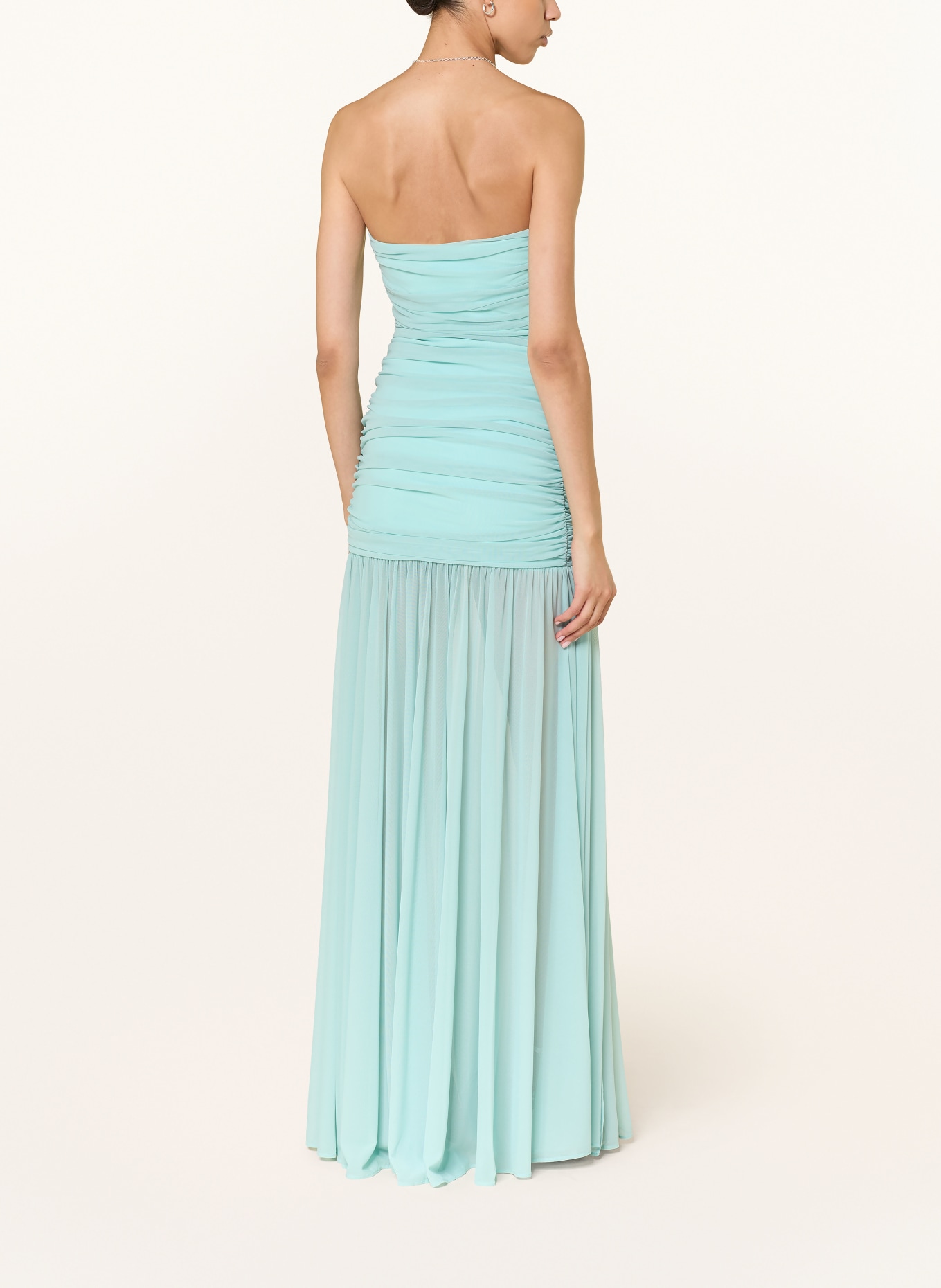 RETROFÊTE ADELE off-shoulder dress: MINT