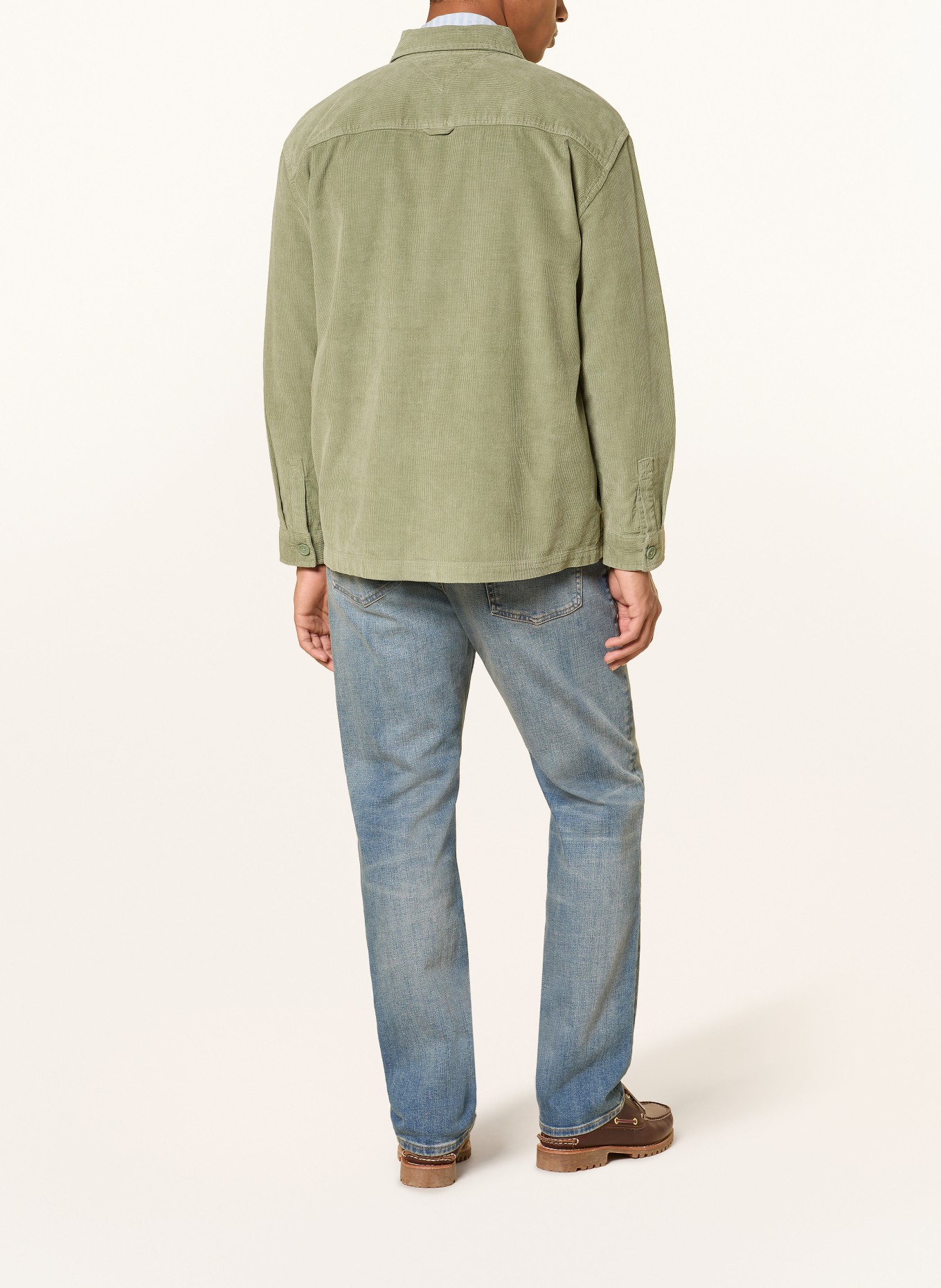 TOMMY JEANS Cord-Overjacket: OLIV