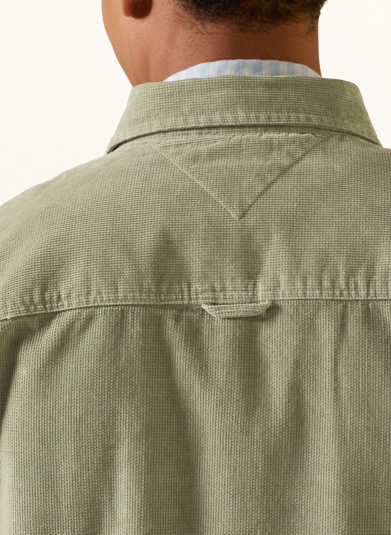 TOMMY JEANS Cord-Overjacket: OLIV