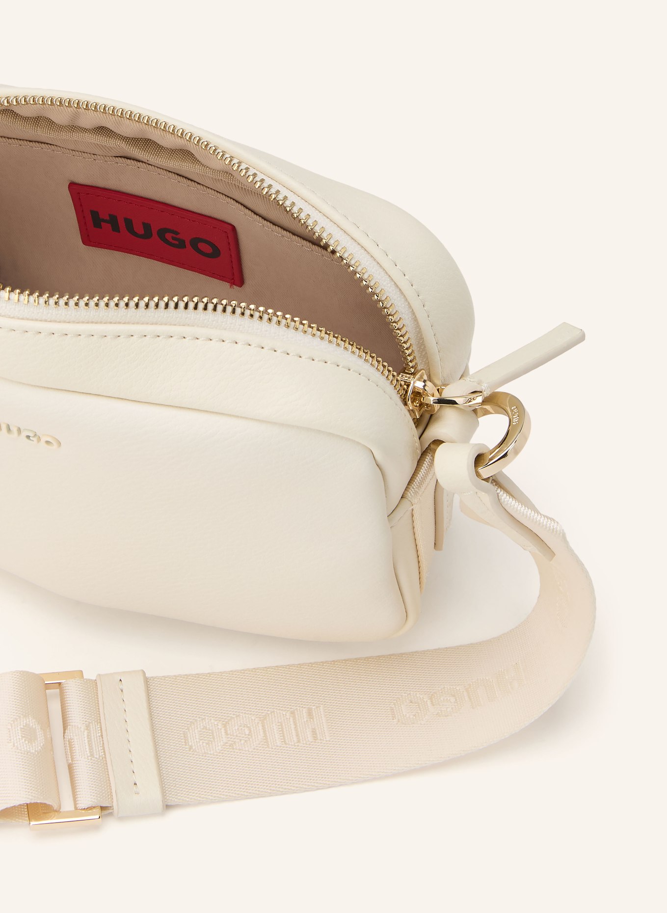 HUGO Sac à bandoulière BEL: ÉCRU