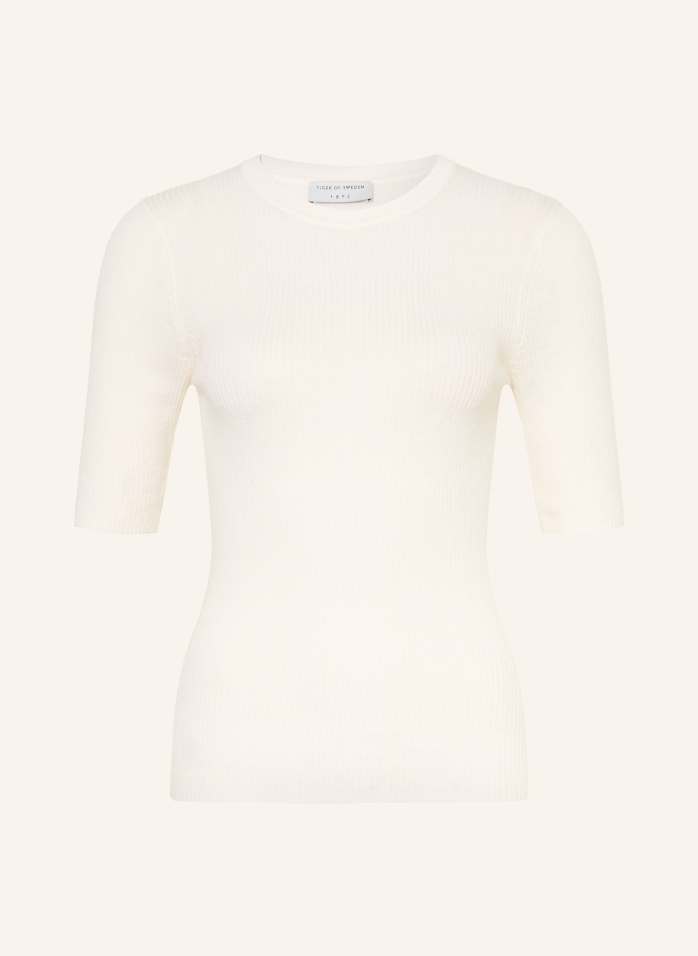 TIGER OF SWEDEN Strickshirt ORVI 2.: WEISS