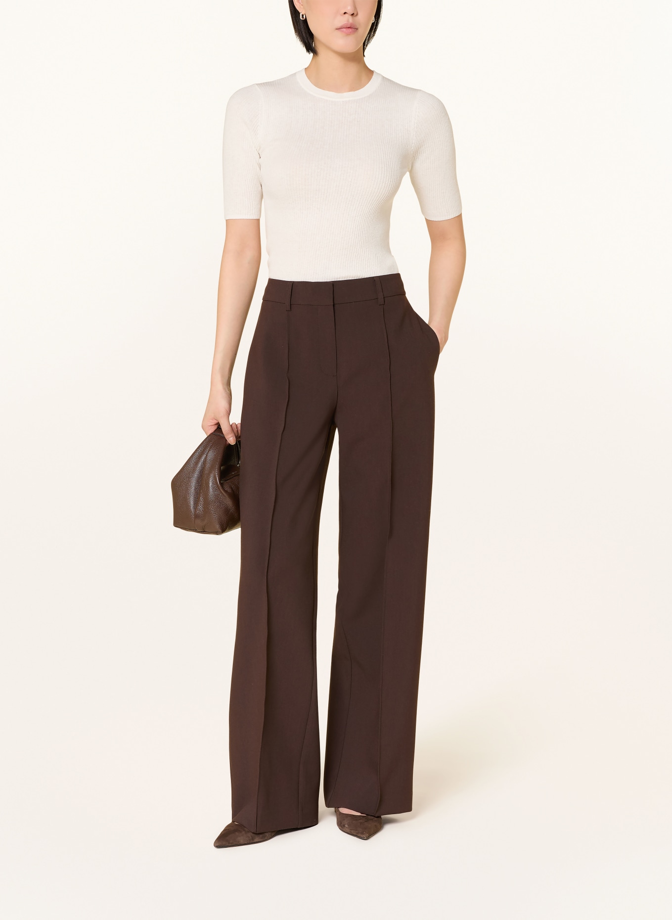 TIGER OF SWEDEN Strickshirt ORVI 2.: WEISS