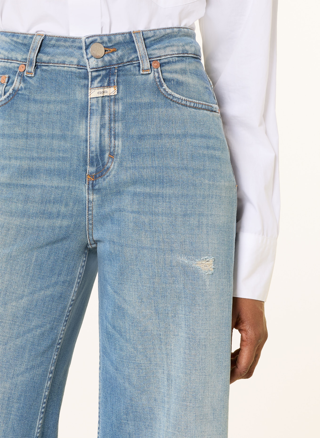 CLOSED Wide leg jeans GLOW UP: MBL MID BLUE