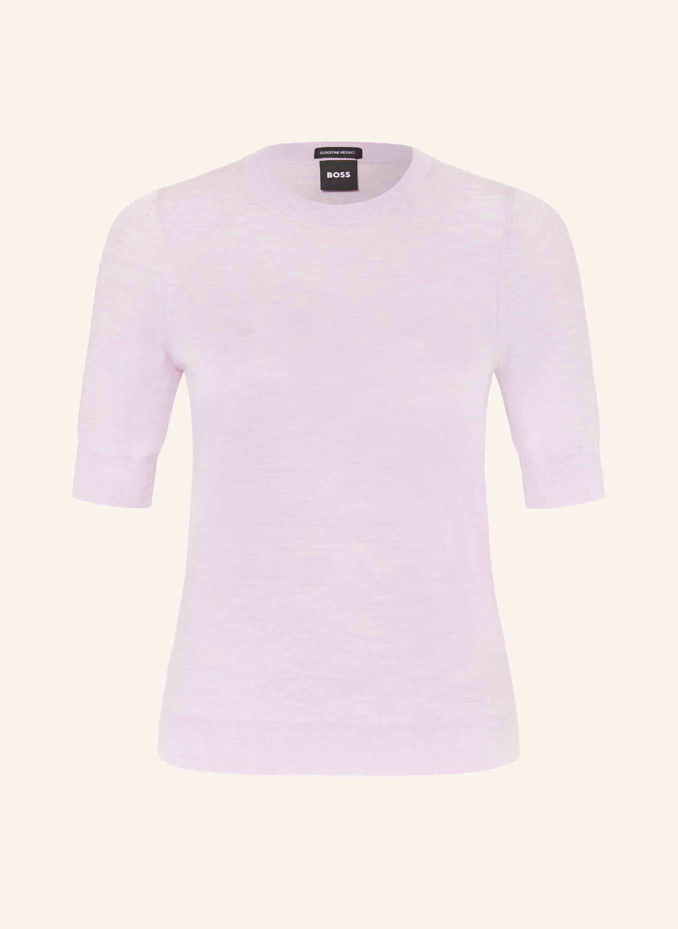 BOSS Strickshirt FARBELLA: HELLLILA