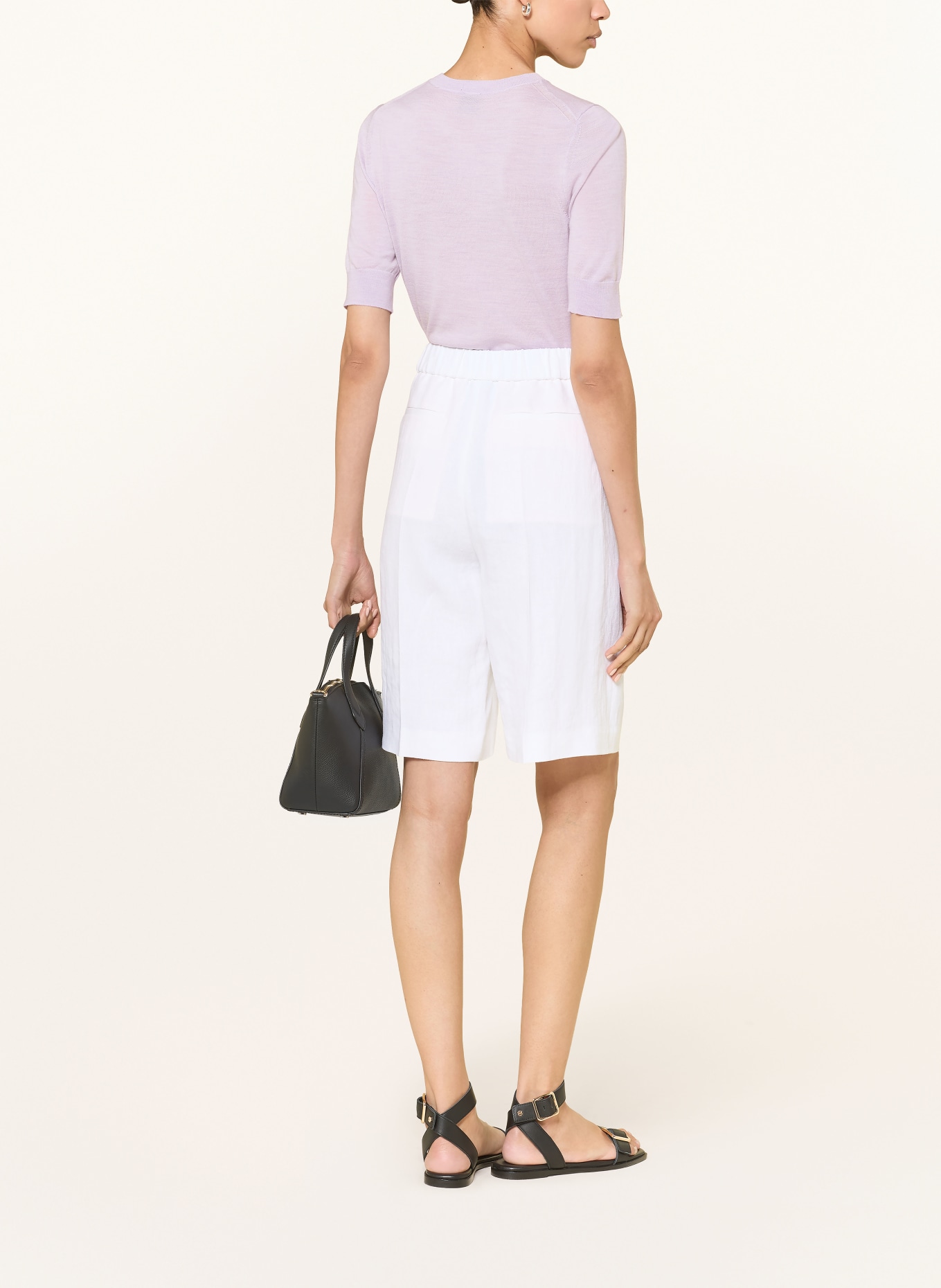 BOSS Strickshirt FARBELLA: HELLLILA