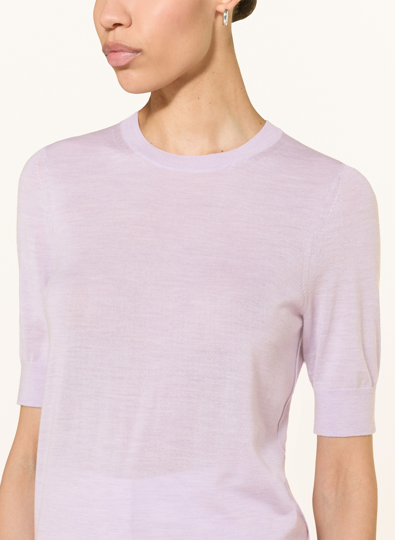 BOSS Strickshirt FARBELLA: HELLLILA