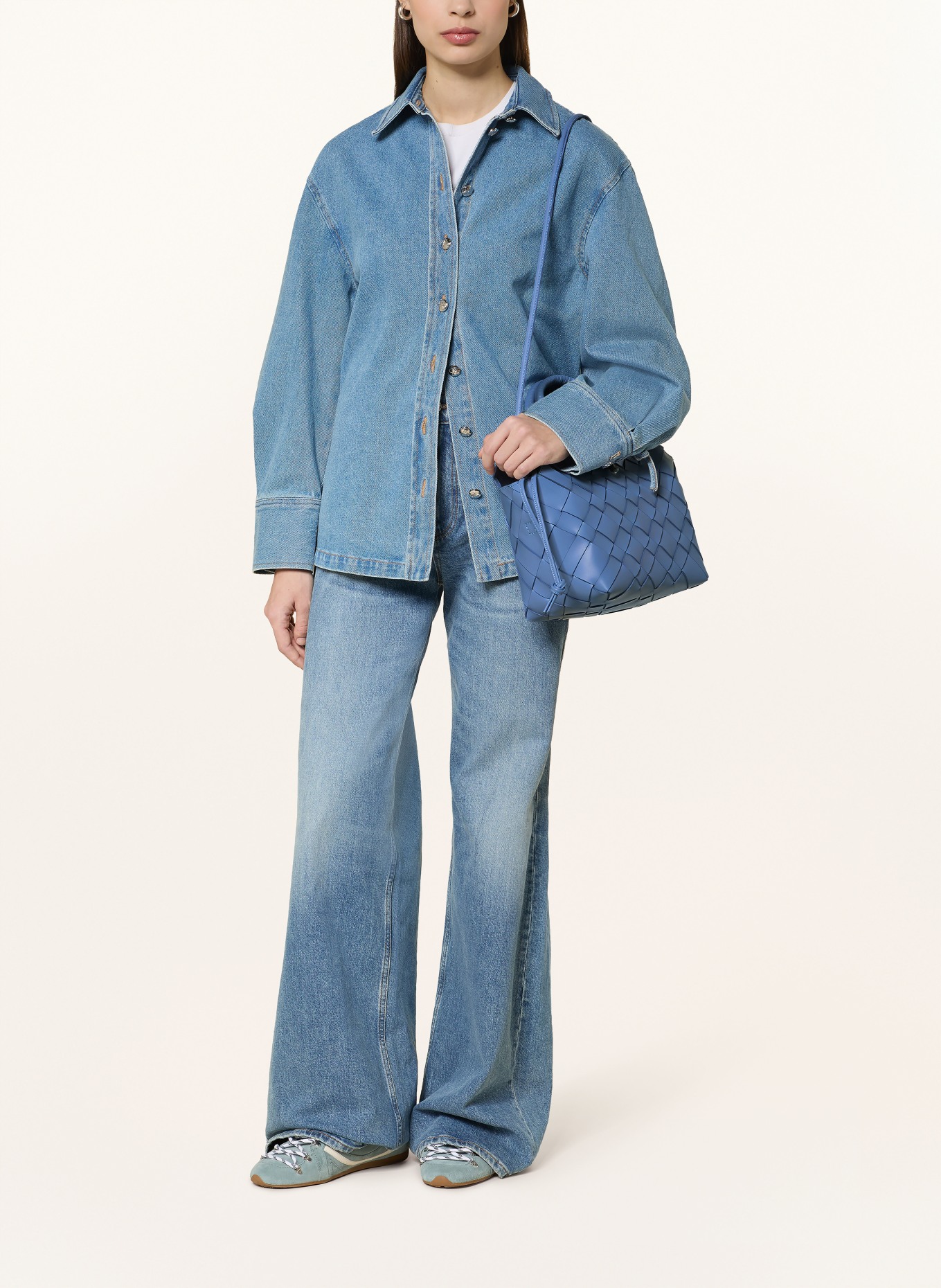 CALA JADE Handtas MISU MEDIUM: BLAUW