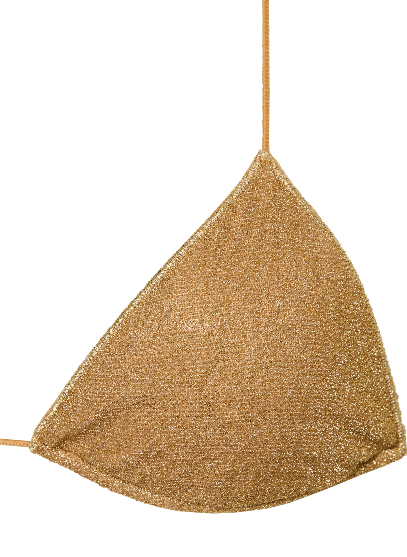 Oséree Triangelbikini LUMIERE met glittergaren: GOUD