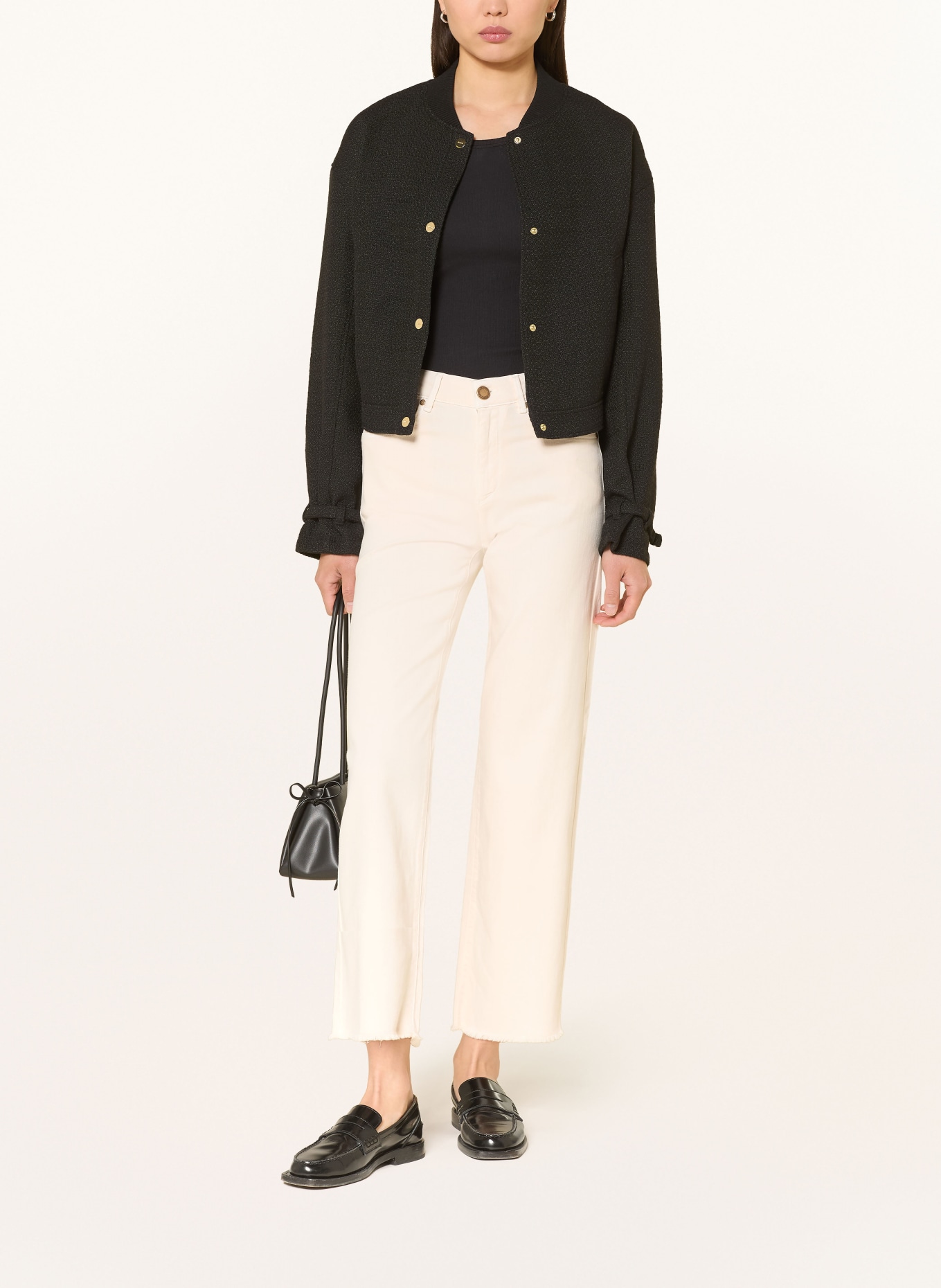 SEDUCTIVE Cropped Jeans MERON: 325 crema