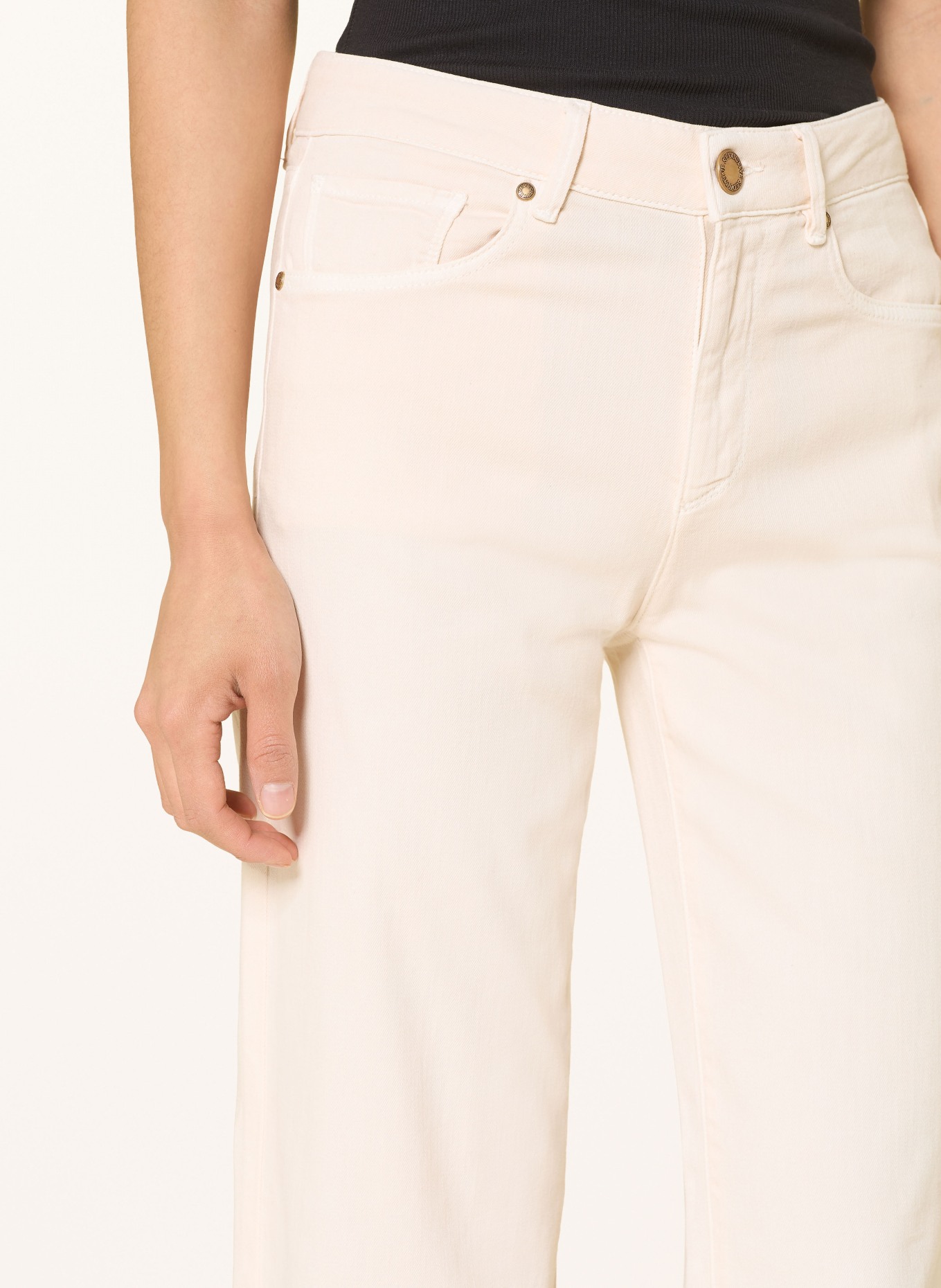 SEDUCTIVE Cropped Jeans MERON: 325 crema