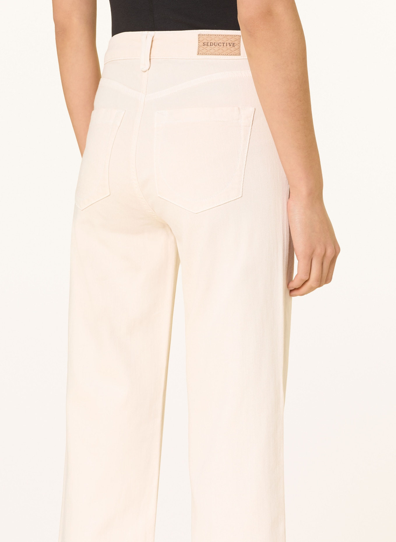 SEDUCTIVE Cropped Jeans MERON: 325 crema