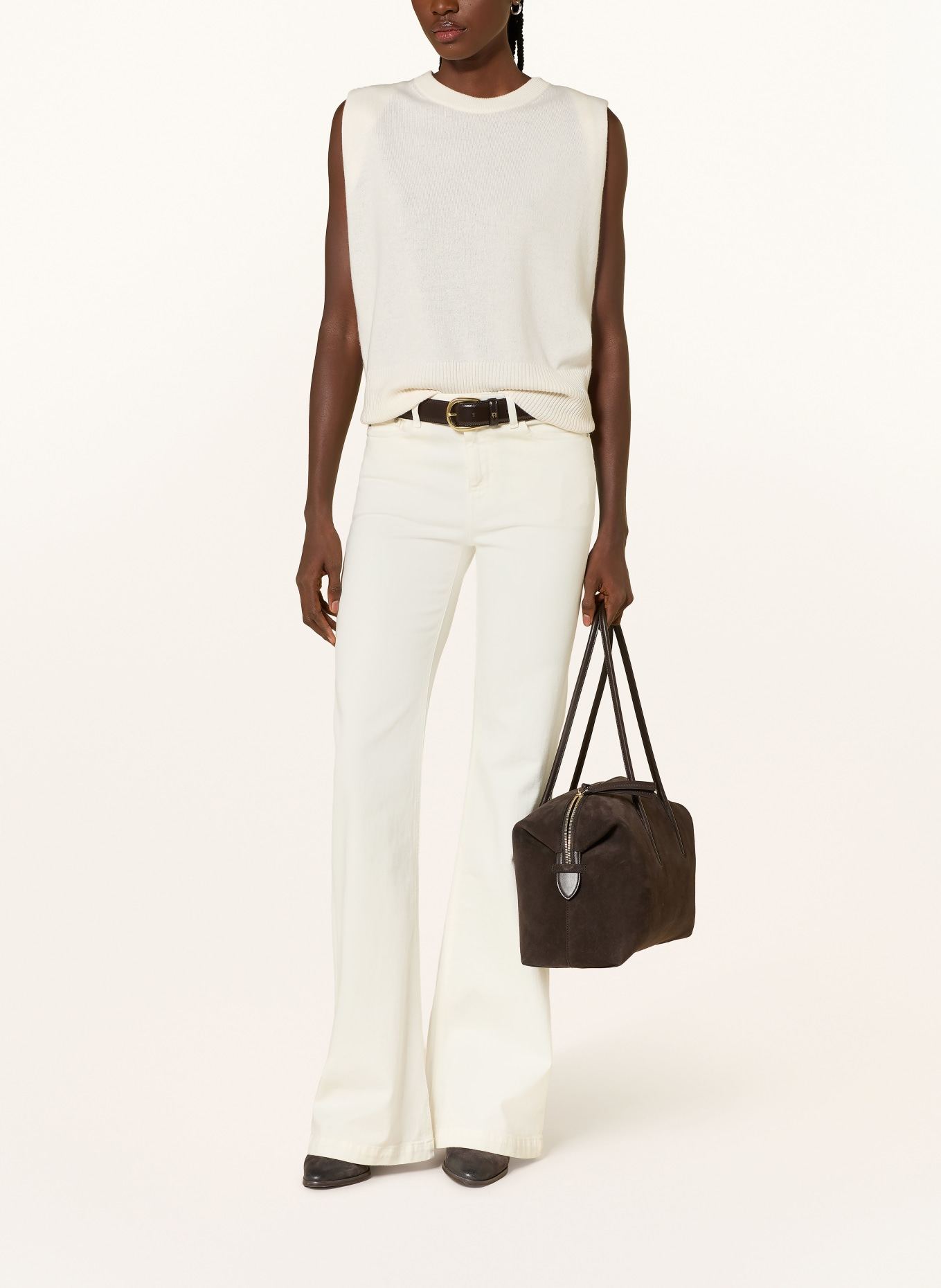 KUJTEN Cashmere-Pullover LIORA: HELLGELB