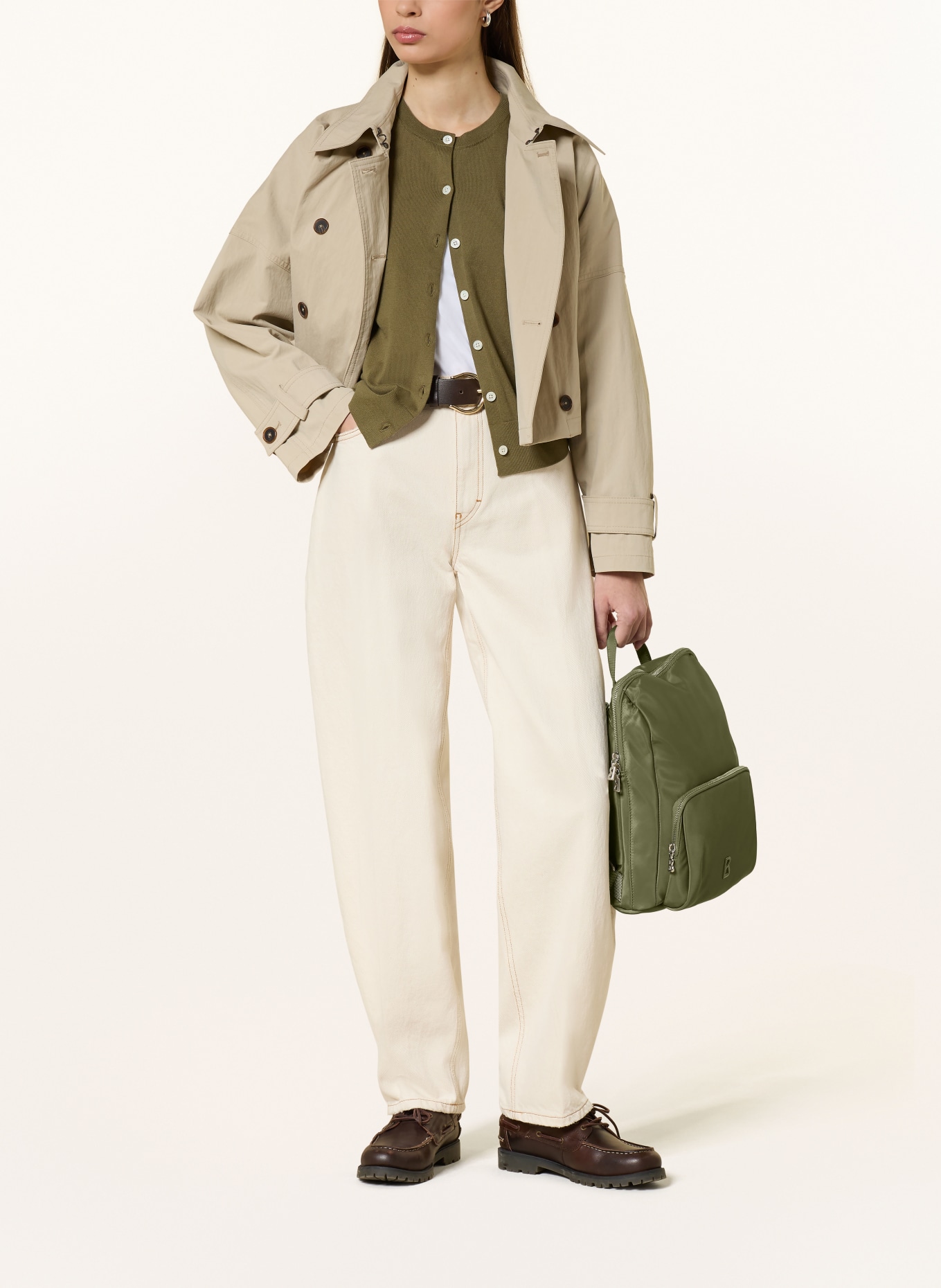 BOGNER Plecak VERBIER PLAY 1.0: KHAKI / SREBRNY