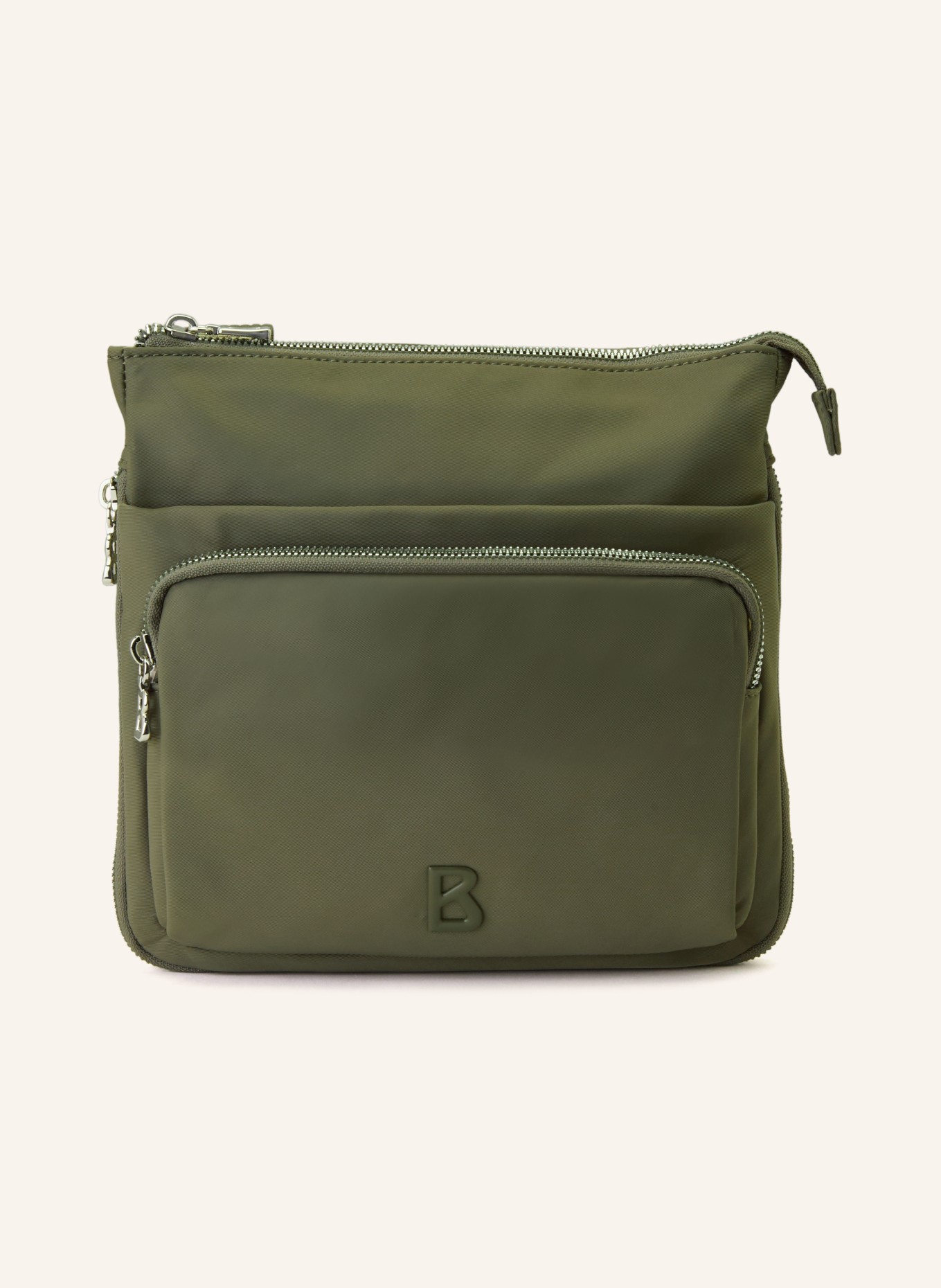 BOGNER Schoudertas SERENA: KAKI / ZILVER