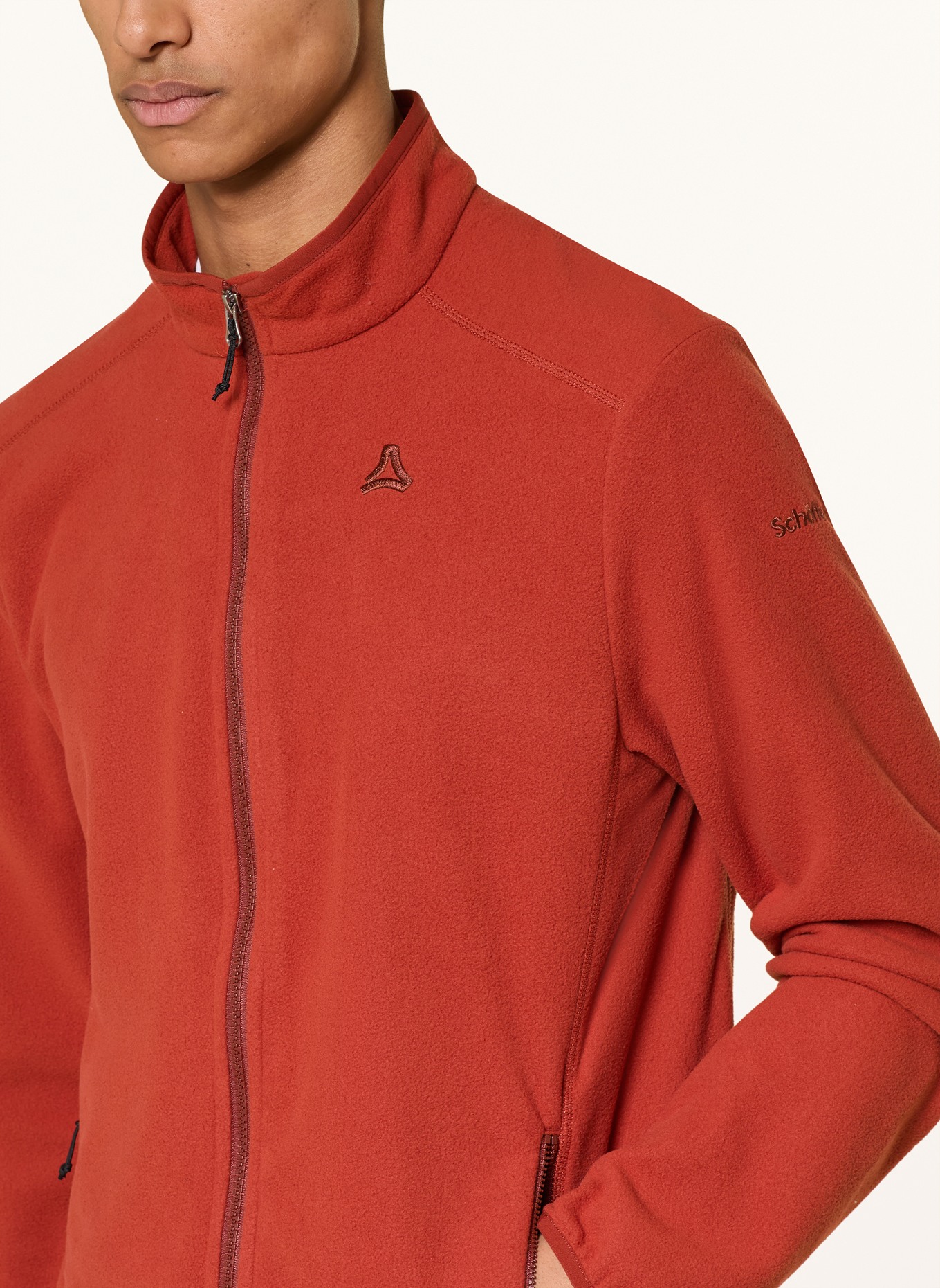 Schöffel Fleecejack ASH: DONKERROOD