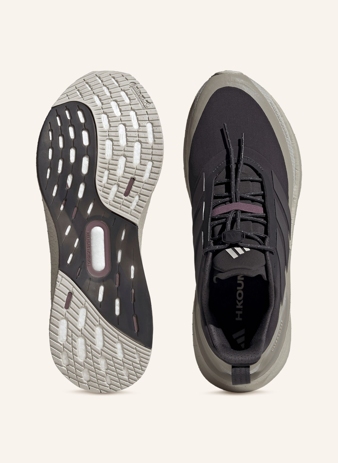 adidas Laufschuhe ULTRABOOST 5 HERMANOS KOUMORI: DUNKELGRAU / BEIGE