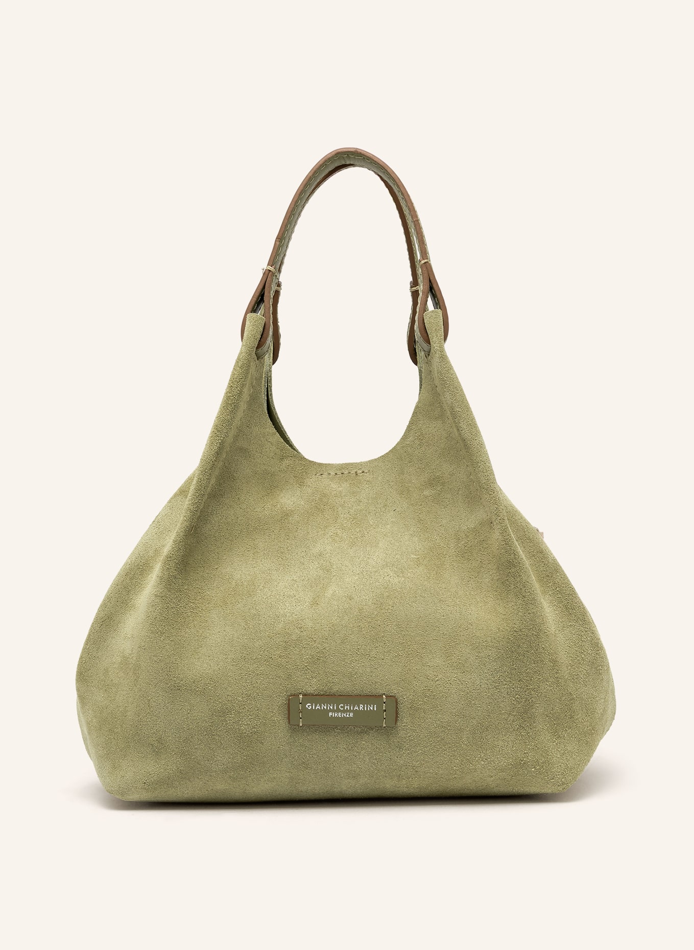 GIANNI CHIARINI DUA MEDIUM pouch bag with pouch: CAMEL
