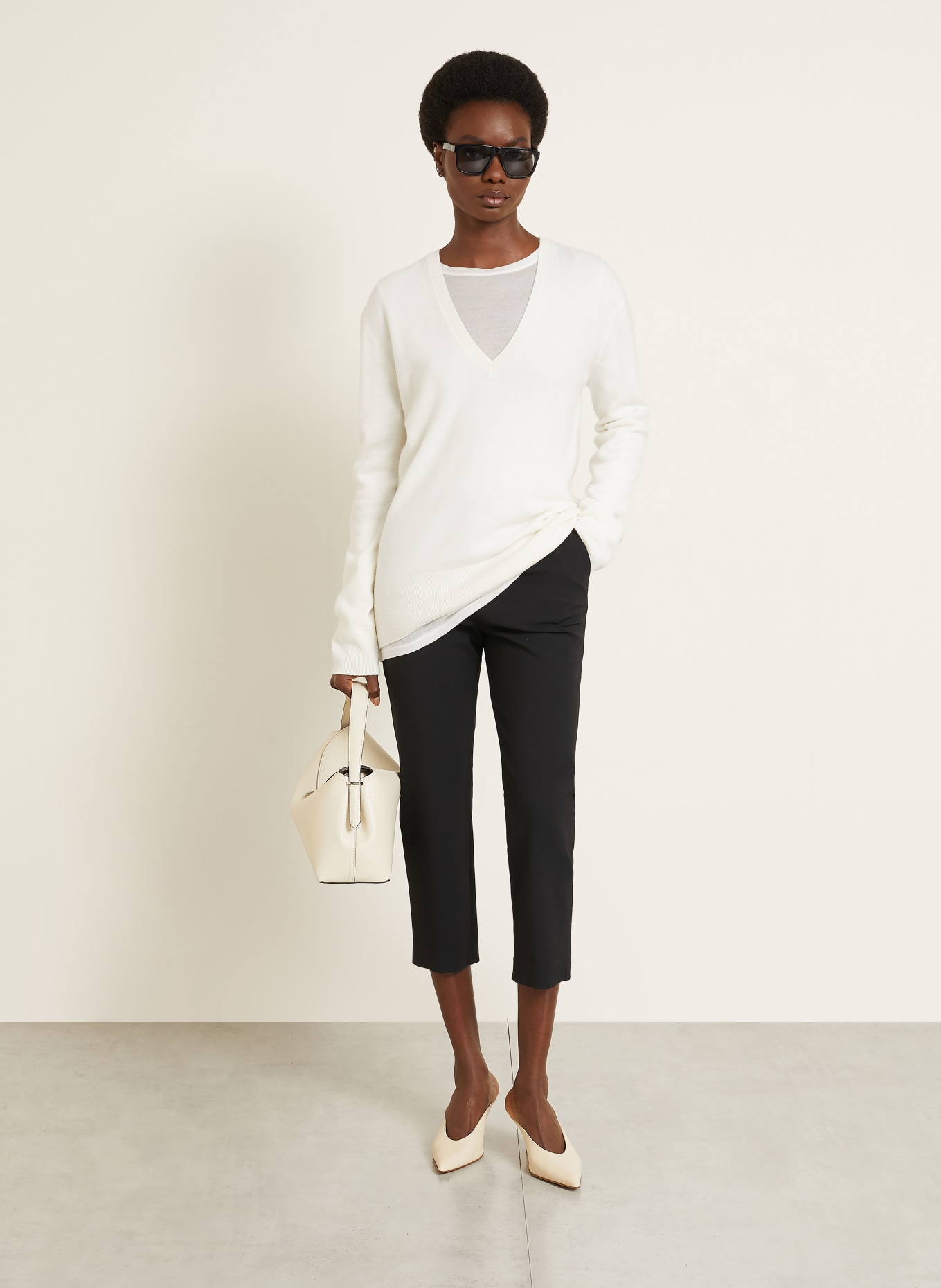 TOTEME Kasjmier trui: ECRU